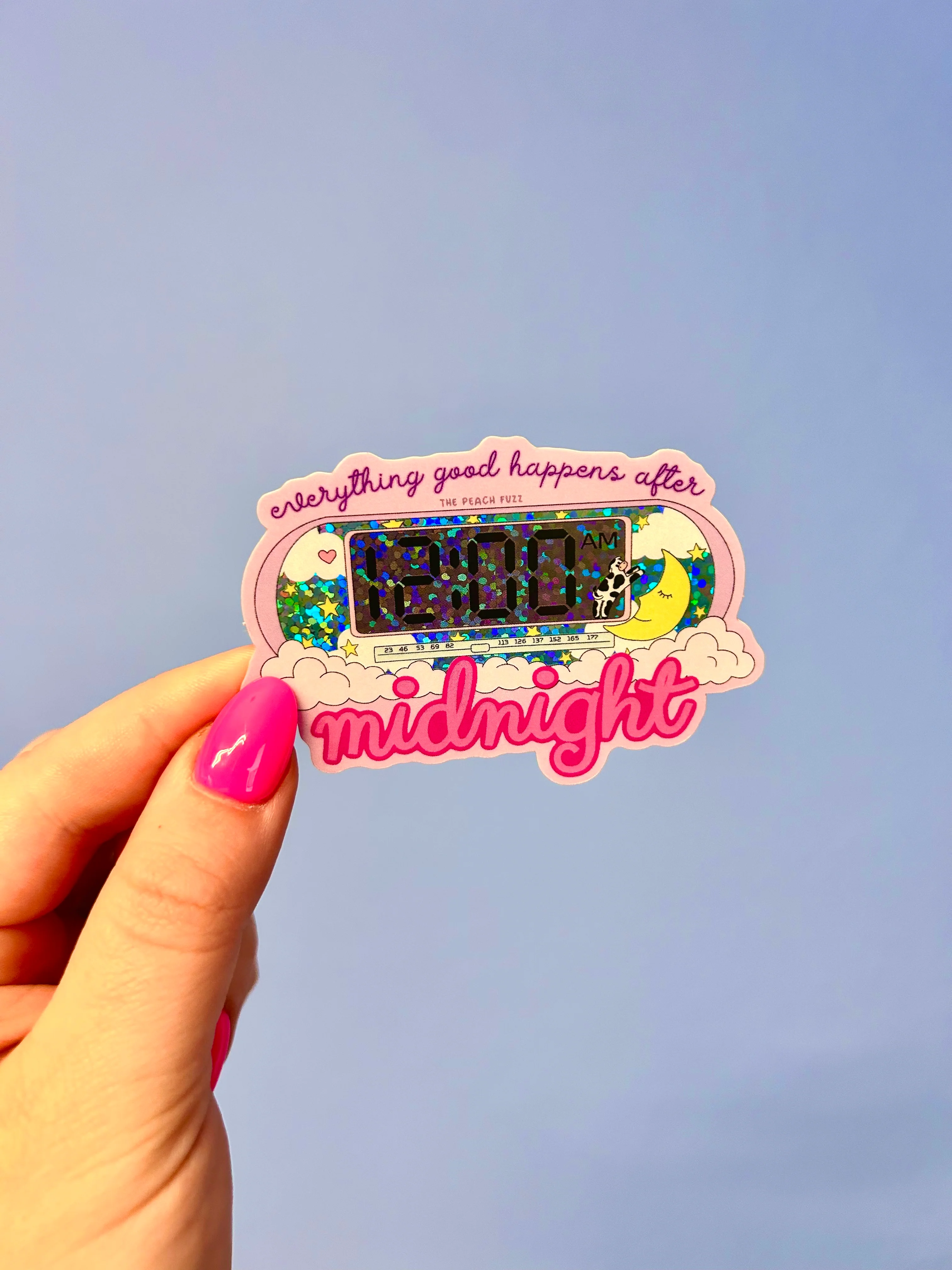 After Midnight Glitter Sticker - Image 3