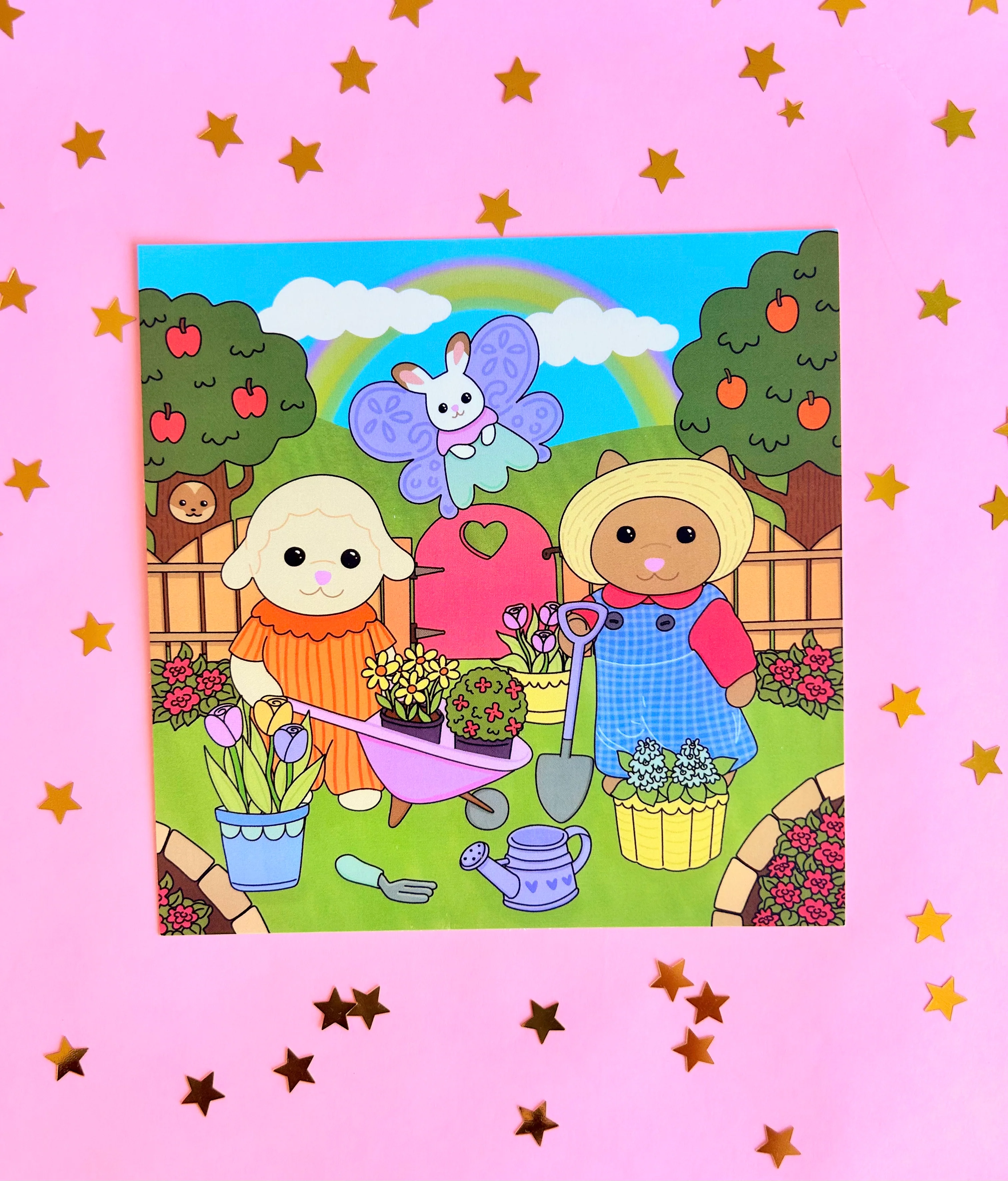 Garden Party Critter Print