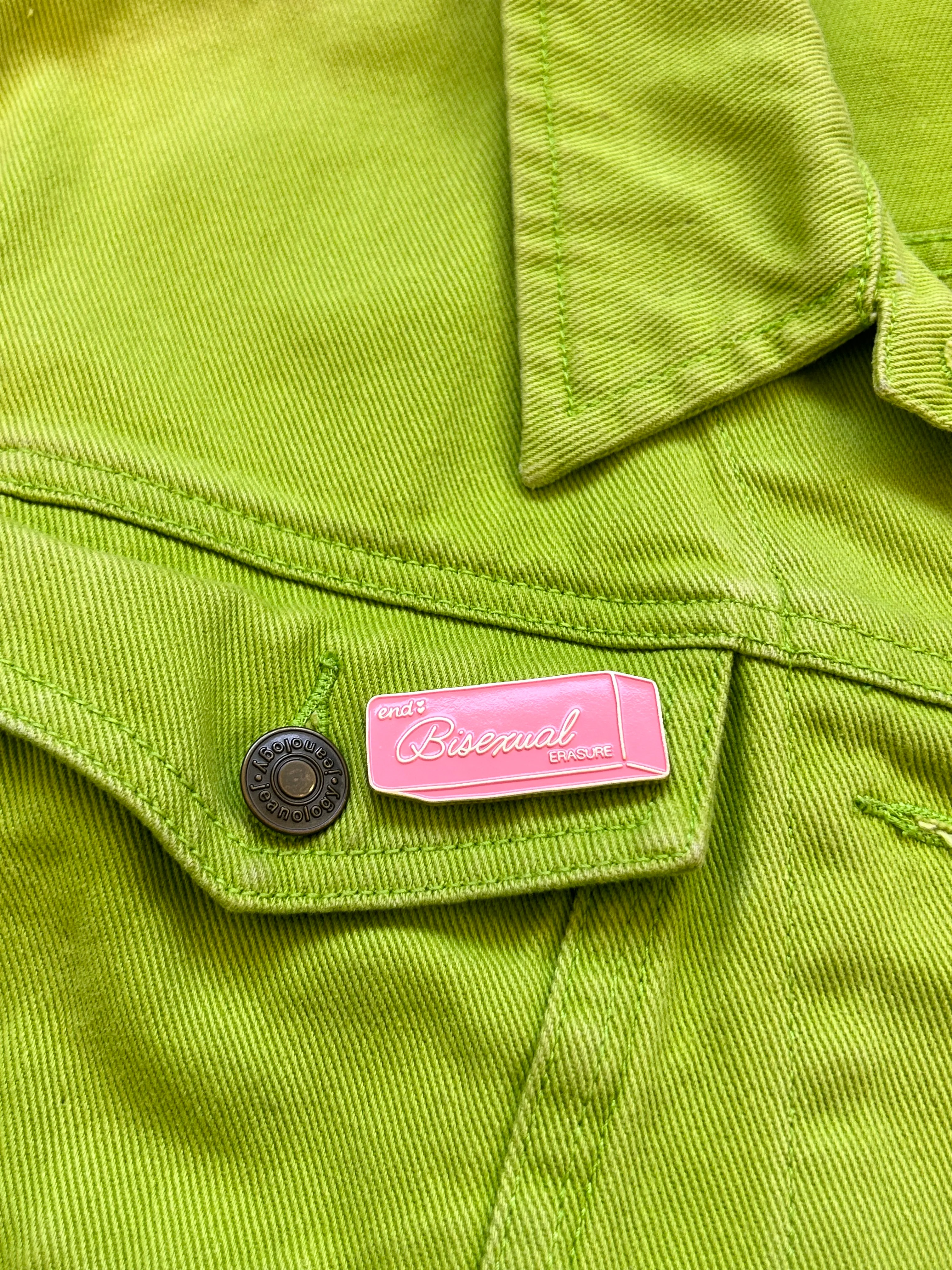 End Bisexual Erasure Enamel Pin - Image 7