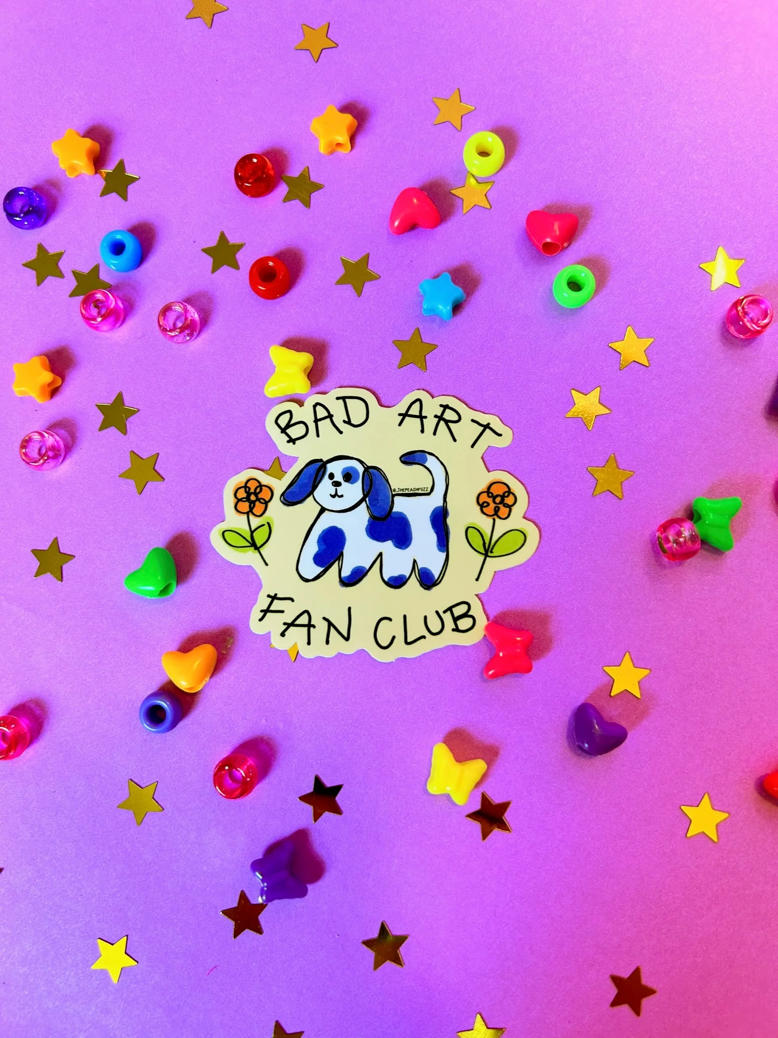 Bad Art Fan Club Sticker - Image 4