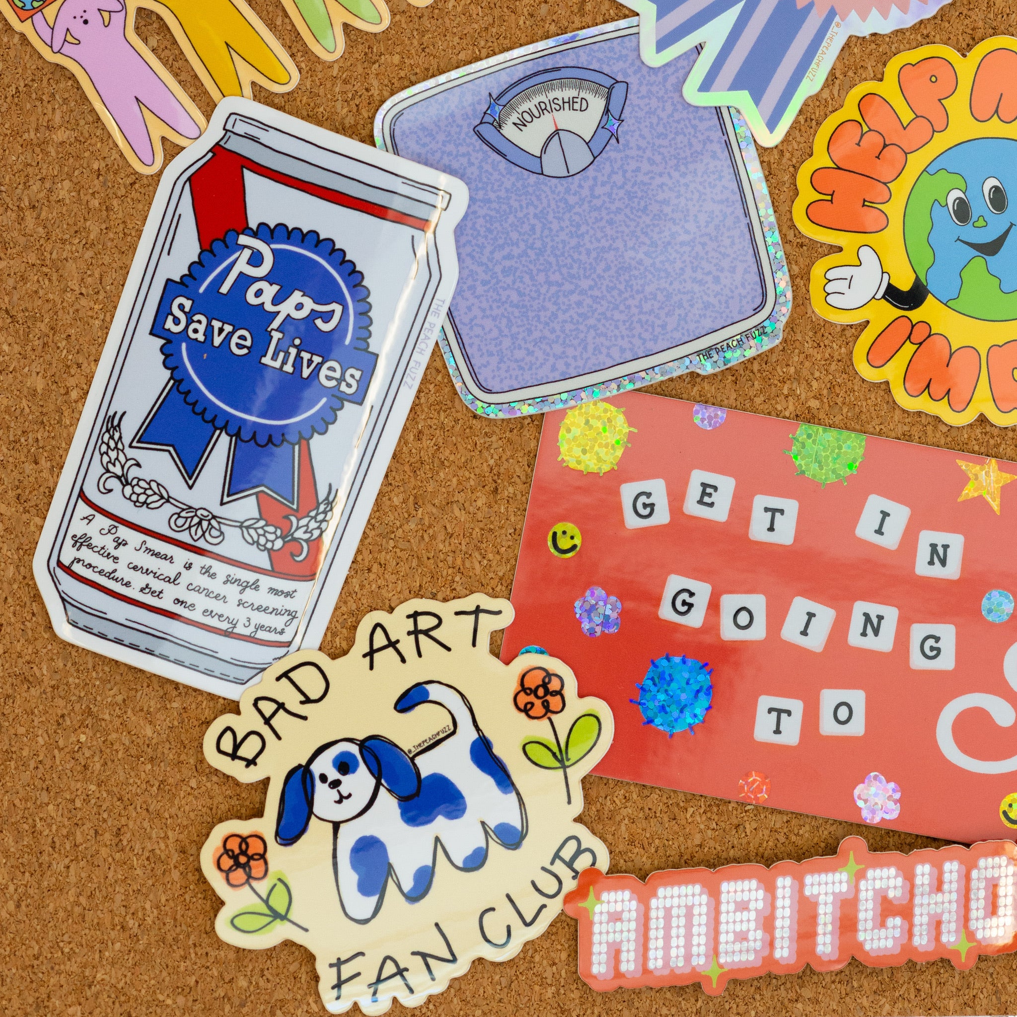 Bad Art Fan Club Sticker - Image 6