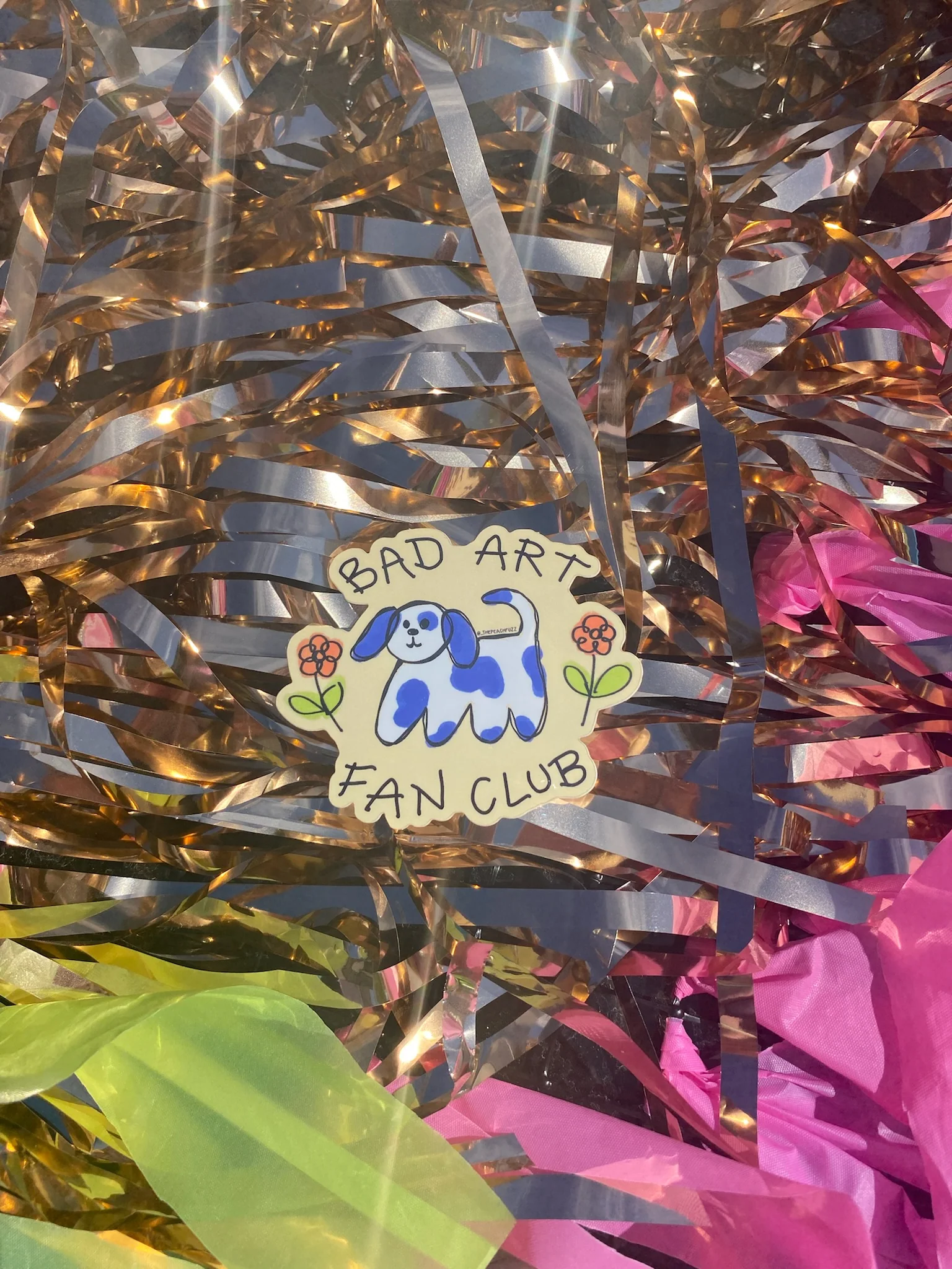 Bad Art Fan Club Sticker - Image 8