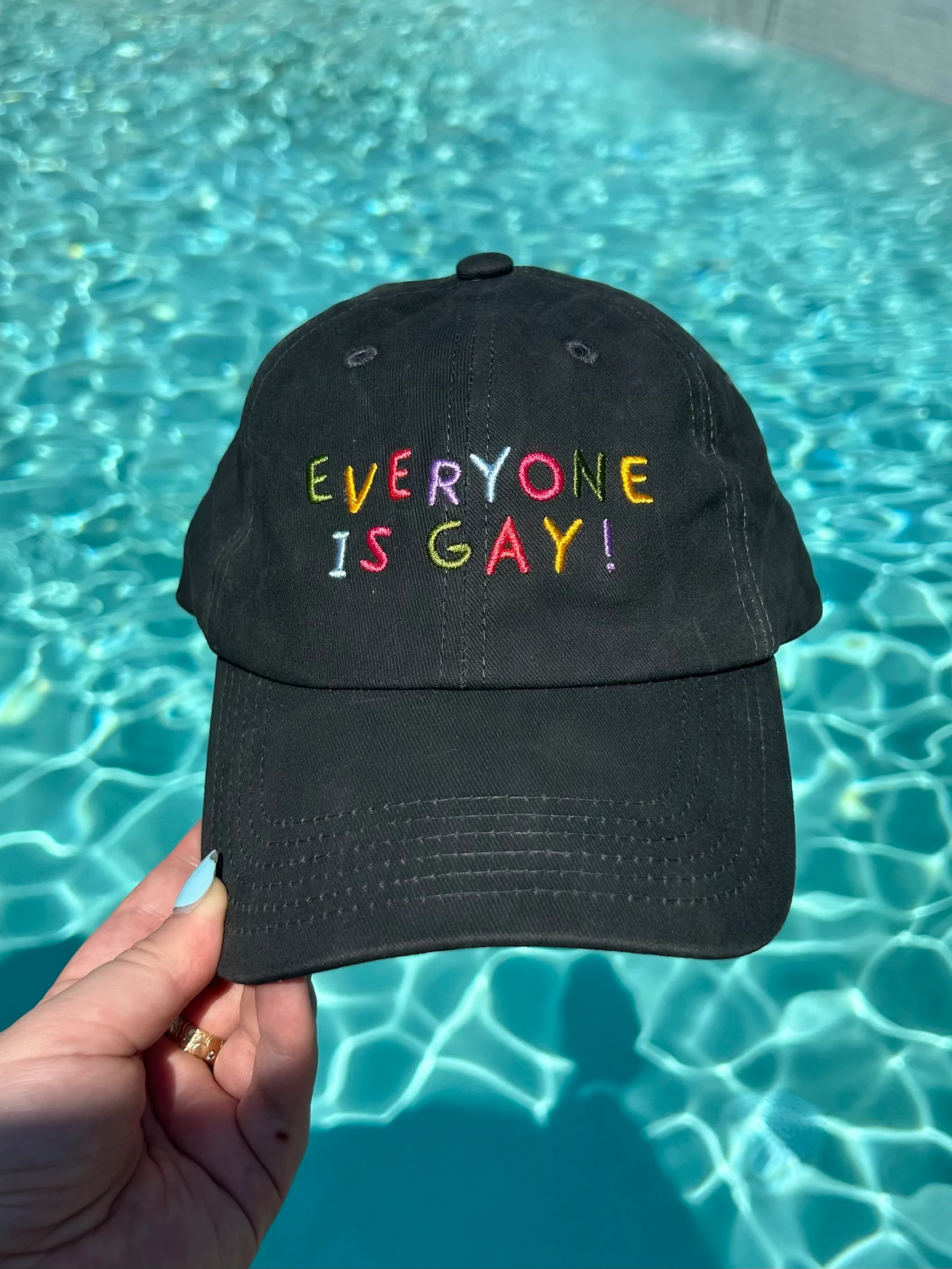 Everyone Is Gay Baseball Hat - Image 7