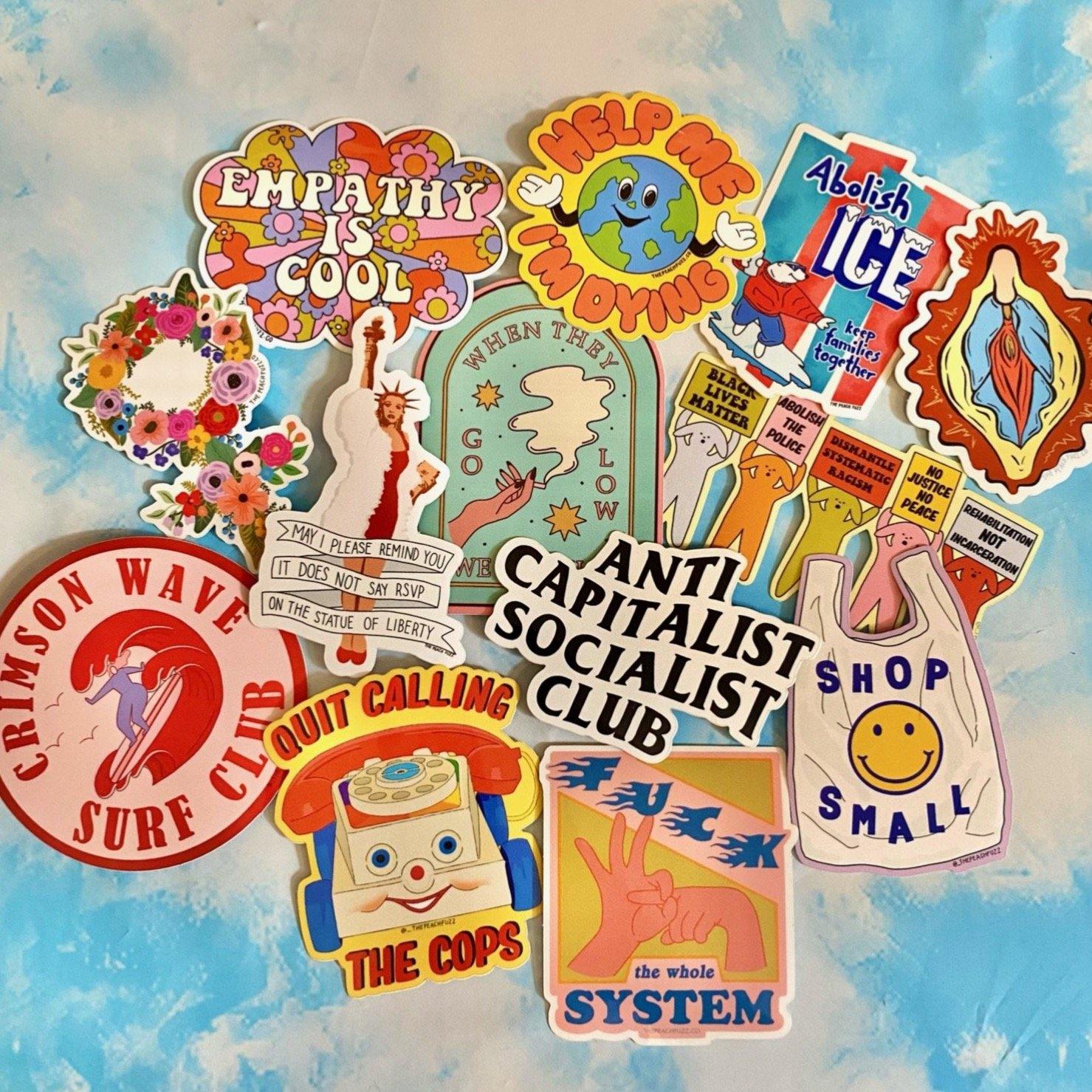 Floral Feminist Sticker - Image 6