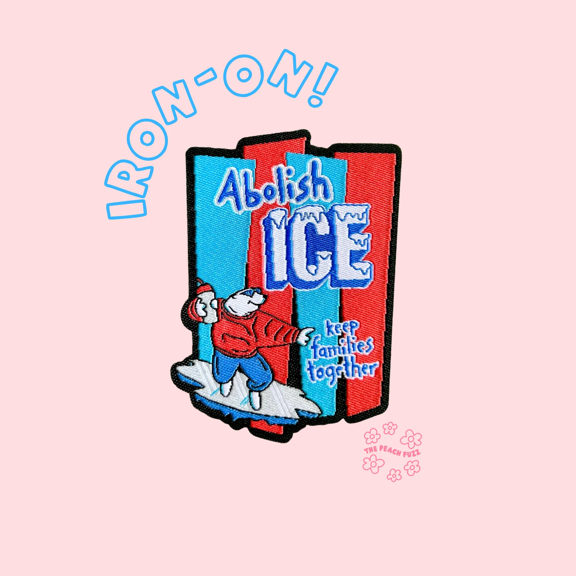 Abolish ICE Iron-On Patch
