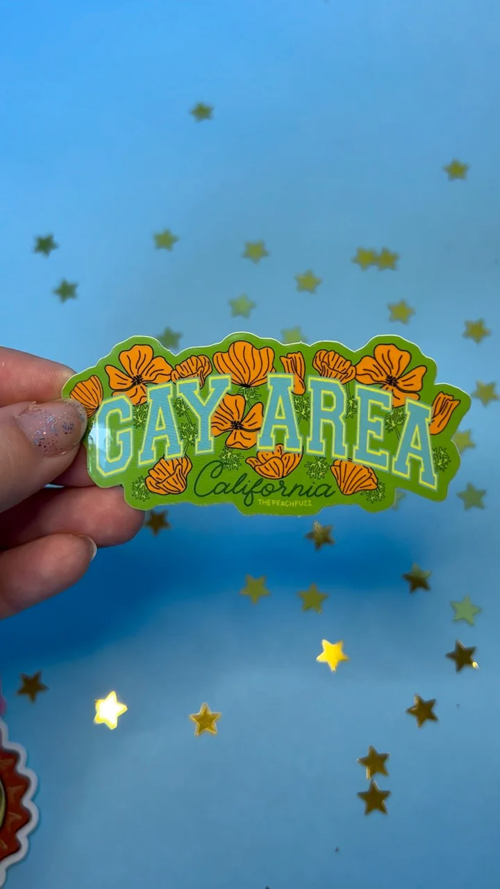 Gay Area California Sticker - Image 3