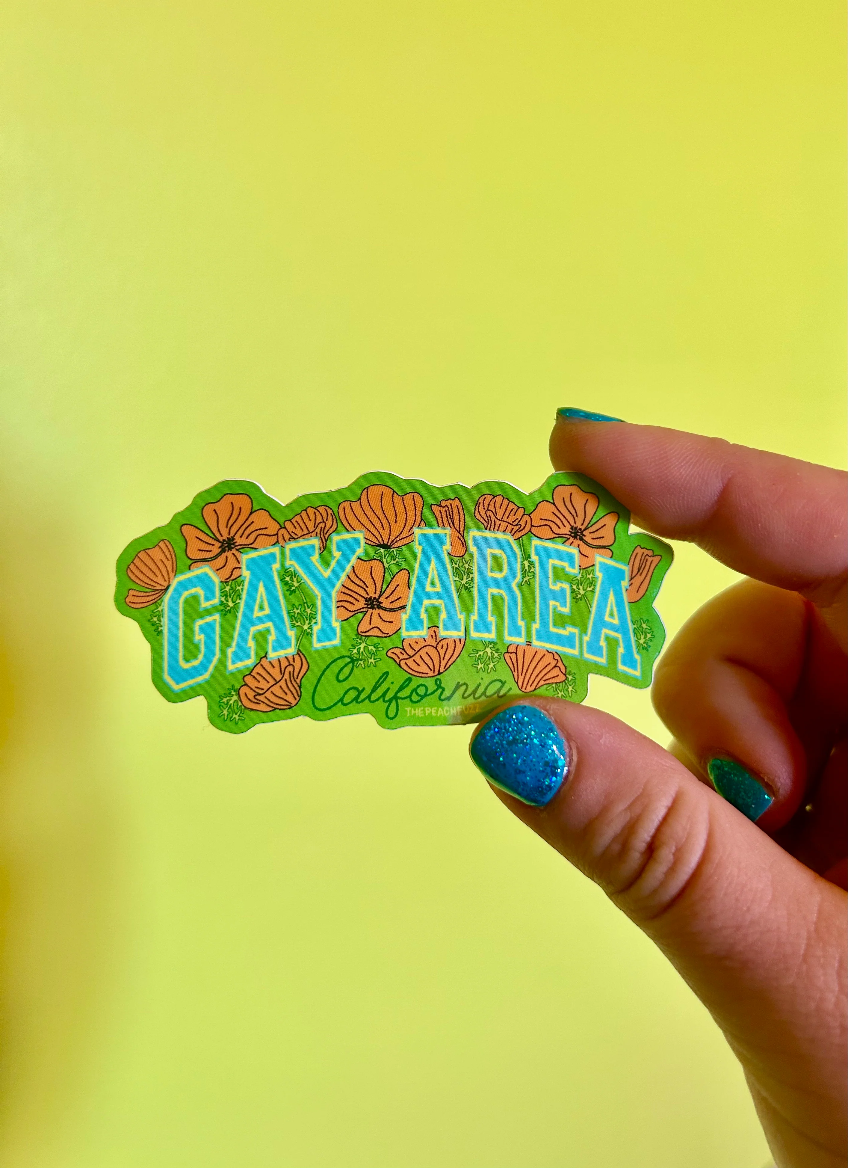 Gay Area California Sticker - Image 4