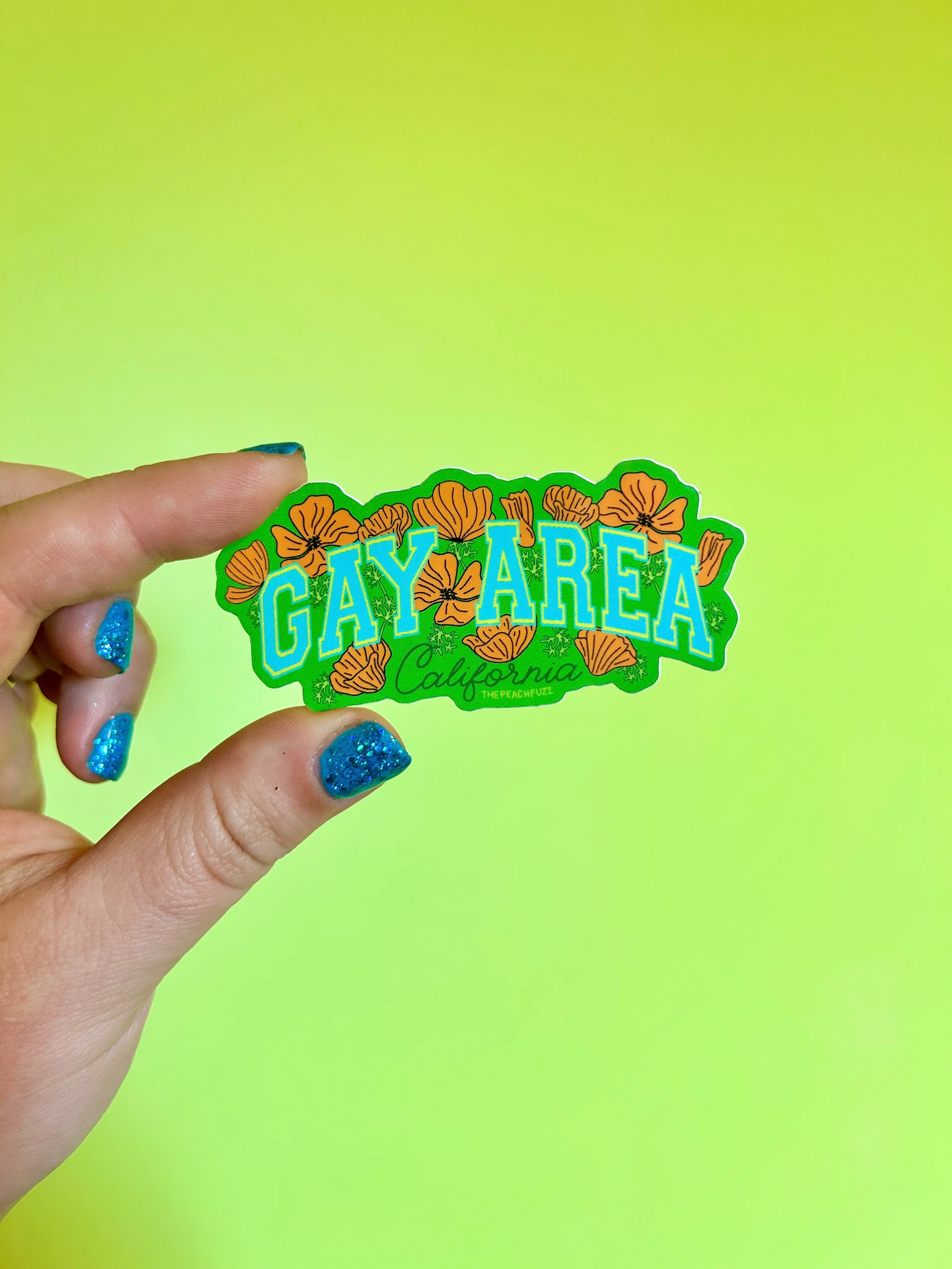Gay Area California Sticker - Image 5