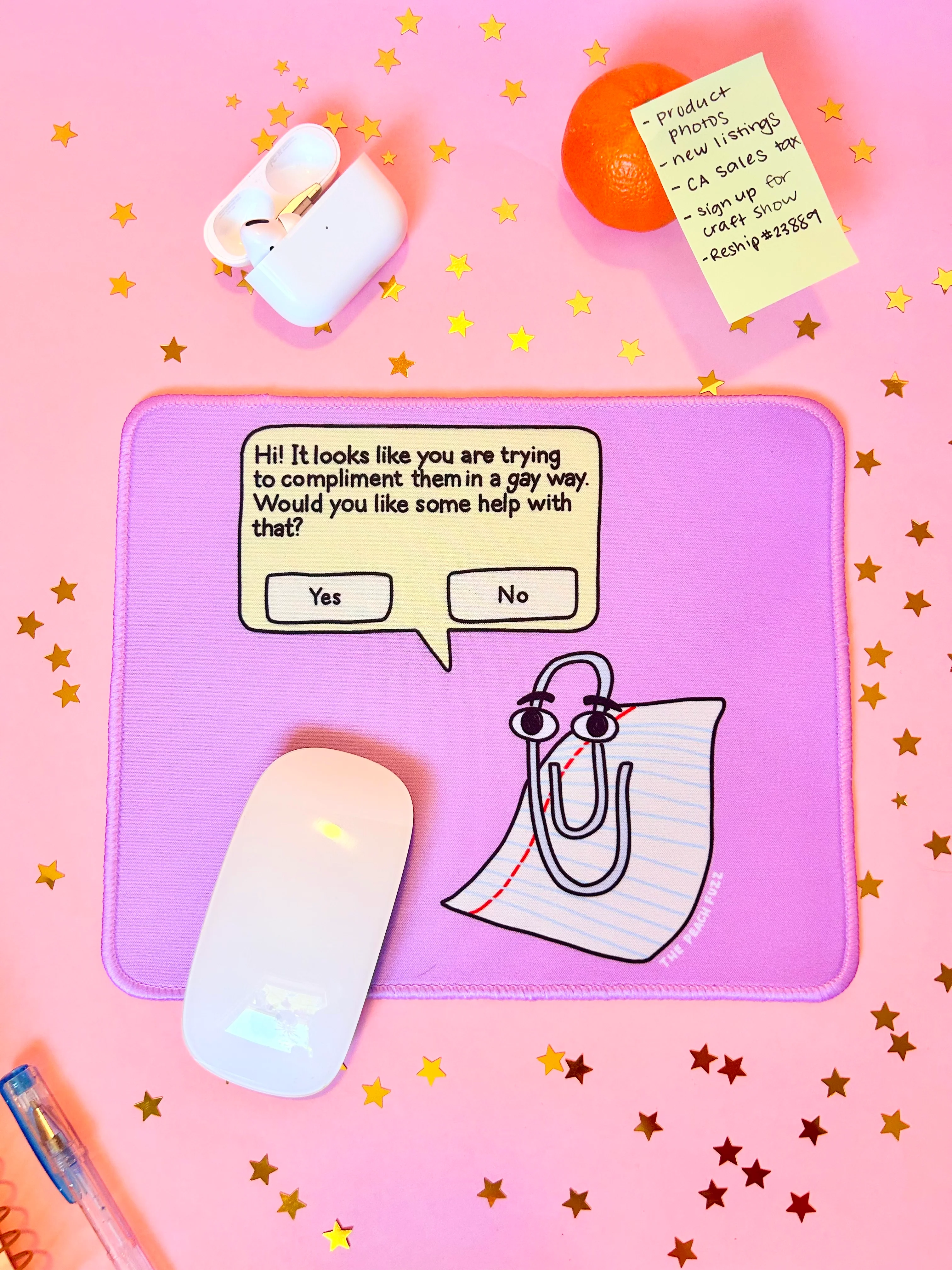 Gay Clippy Mousepad - Image 2
