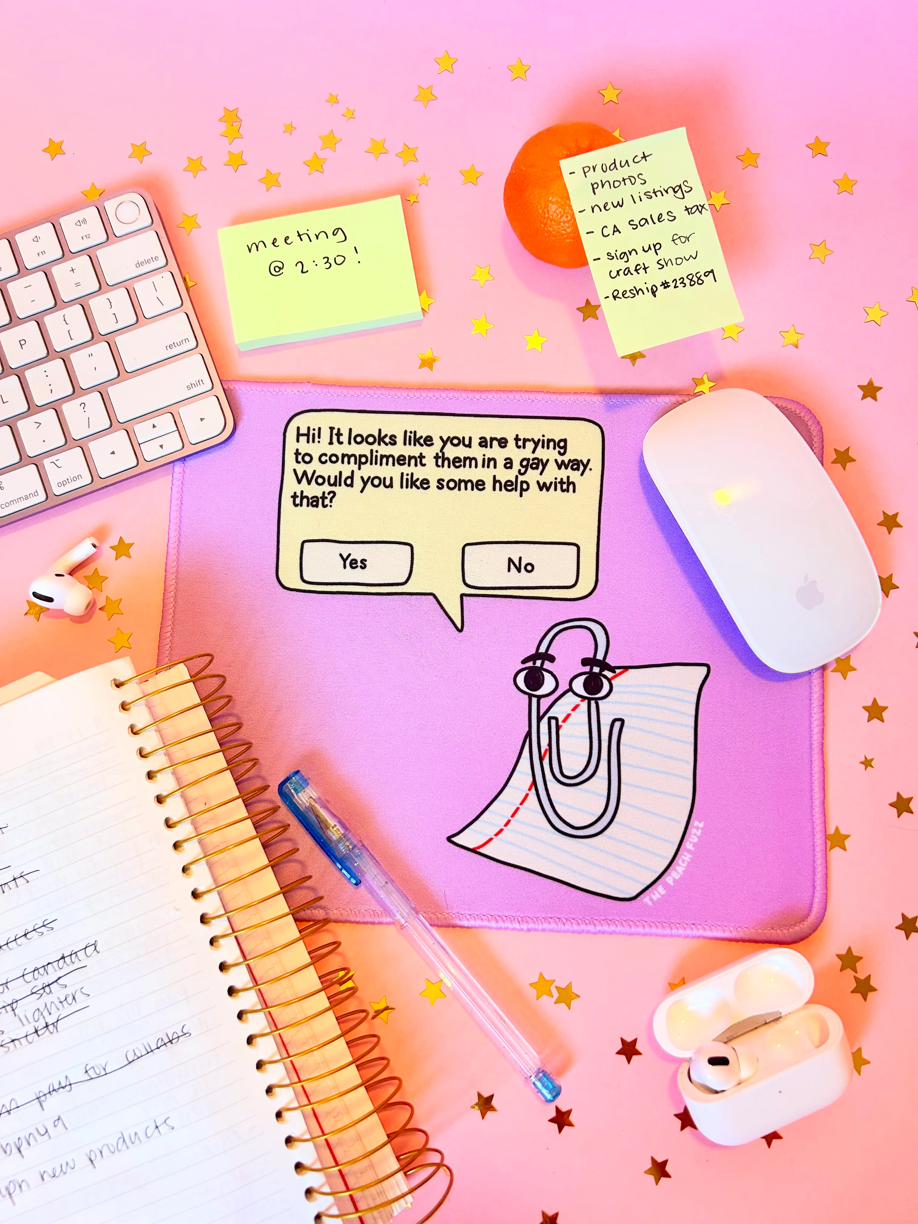Gay Clippy Mousepad - Image 3