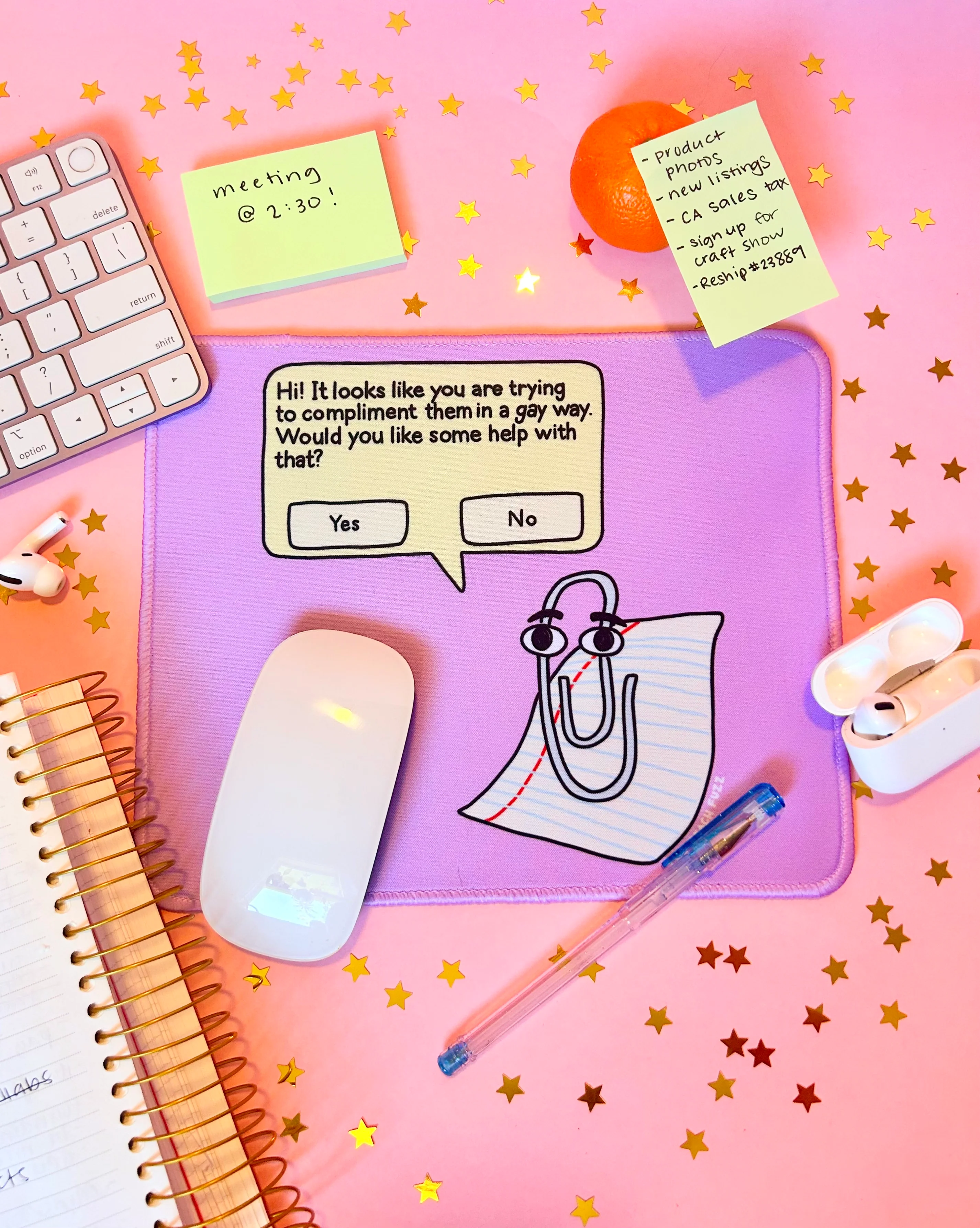Gay Clippy Mousepad - Image 5