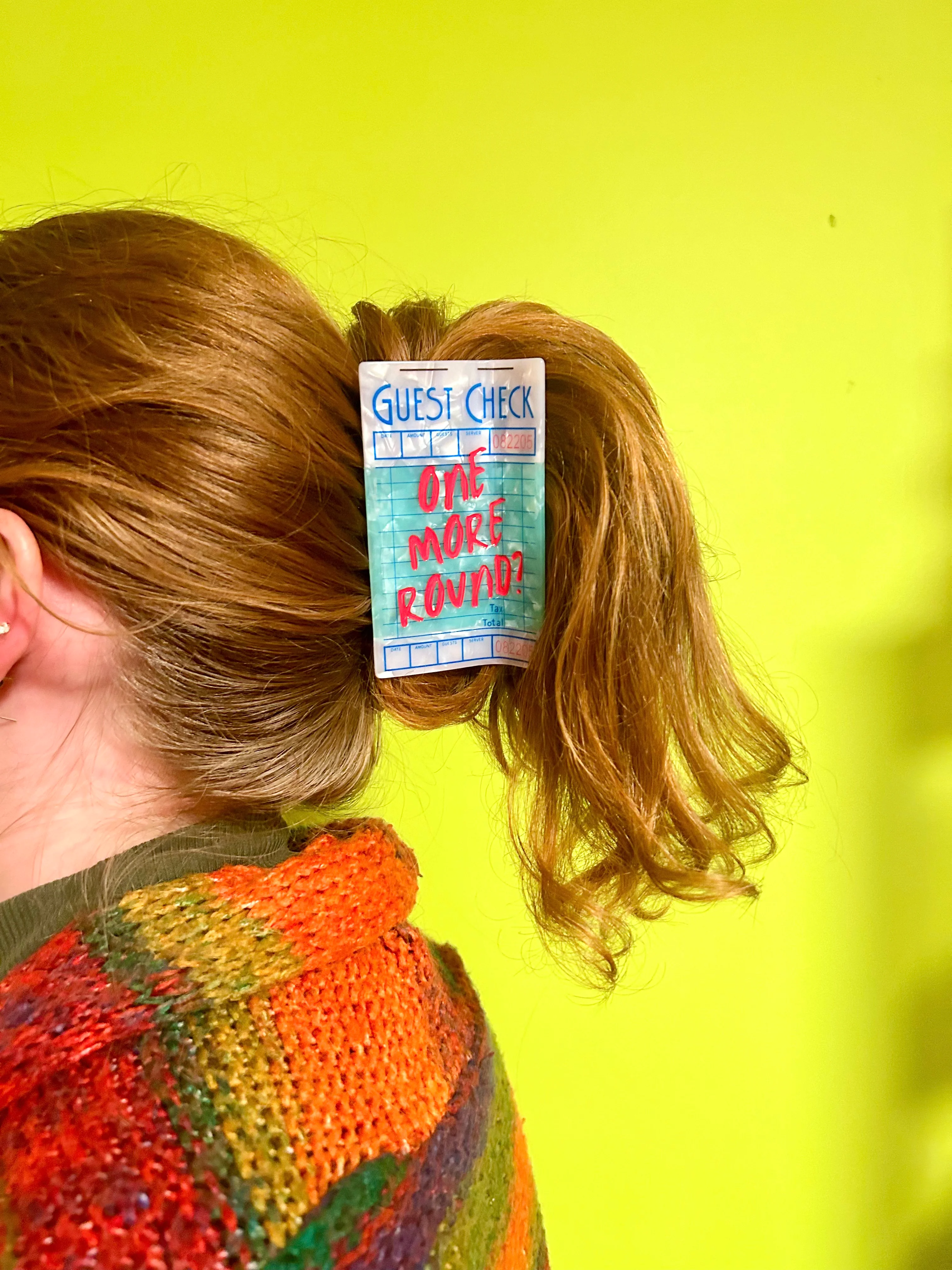 Guest Check Hair Claw - Image 3