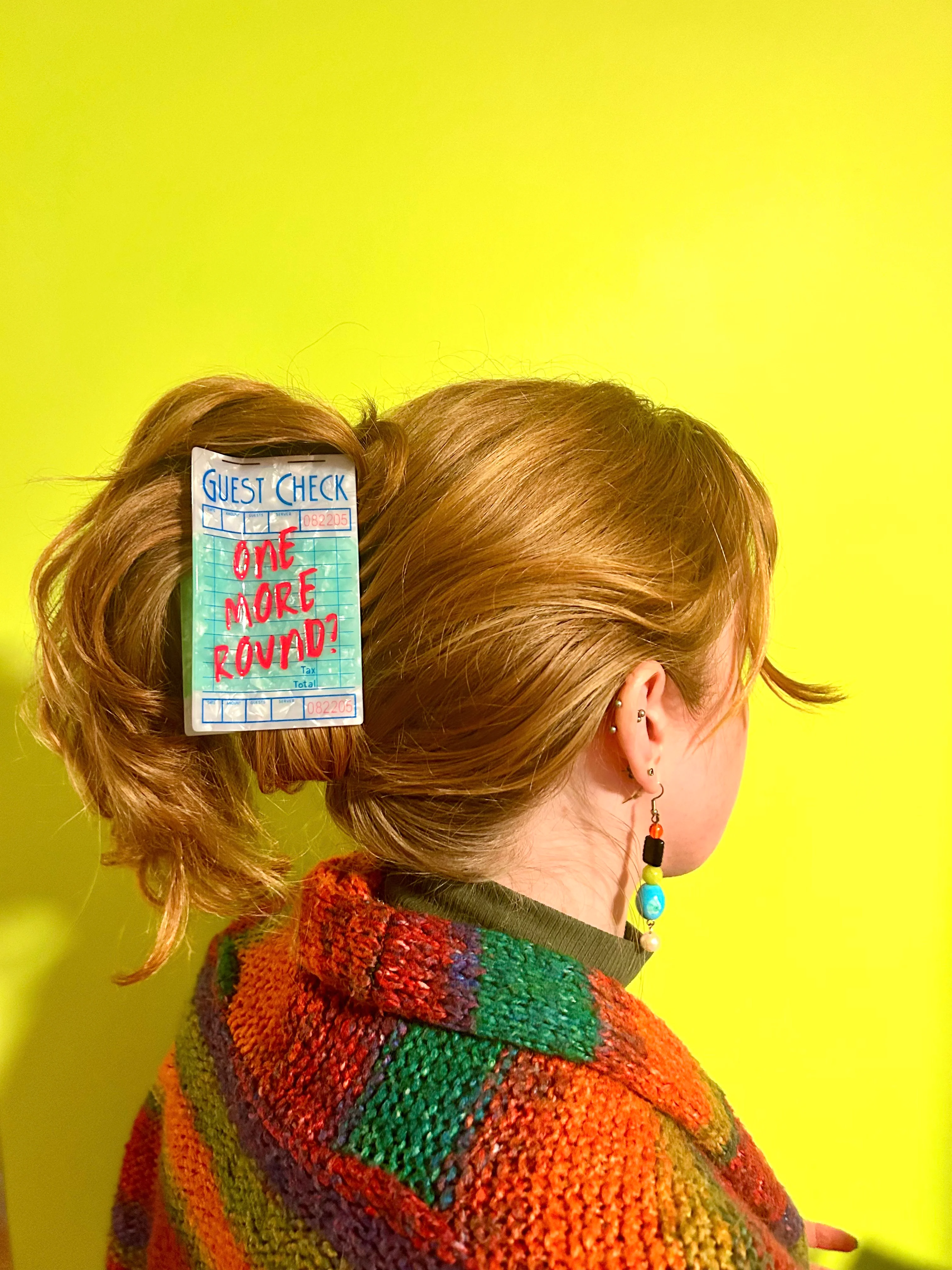 Guest Check Hair Claw - Image 7