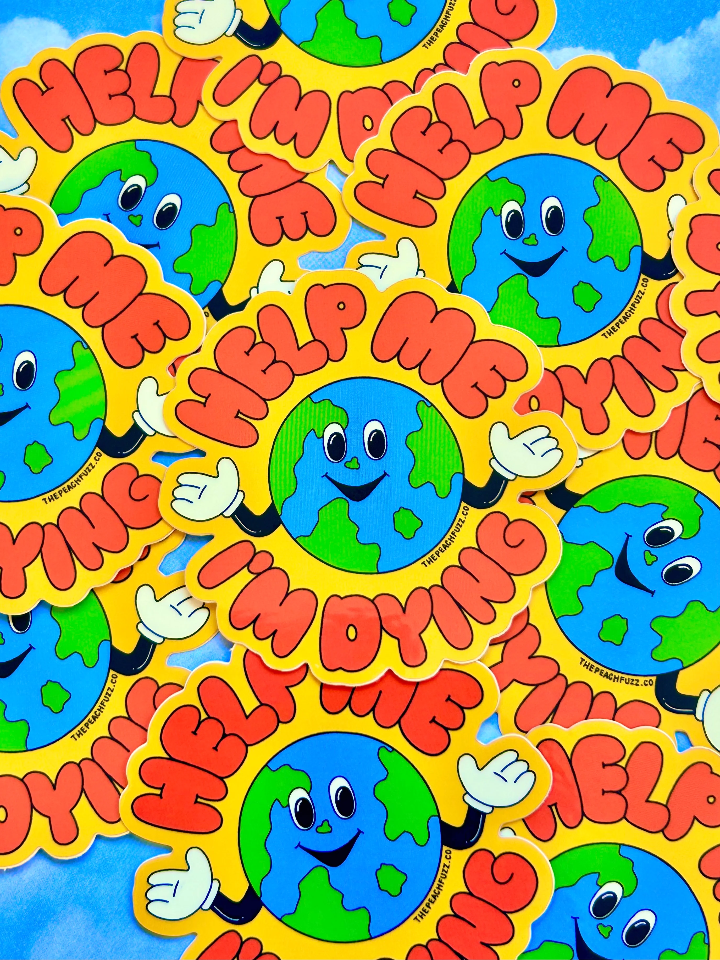 Help Me, I’m Dying Sticker - Image 4