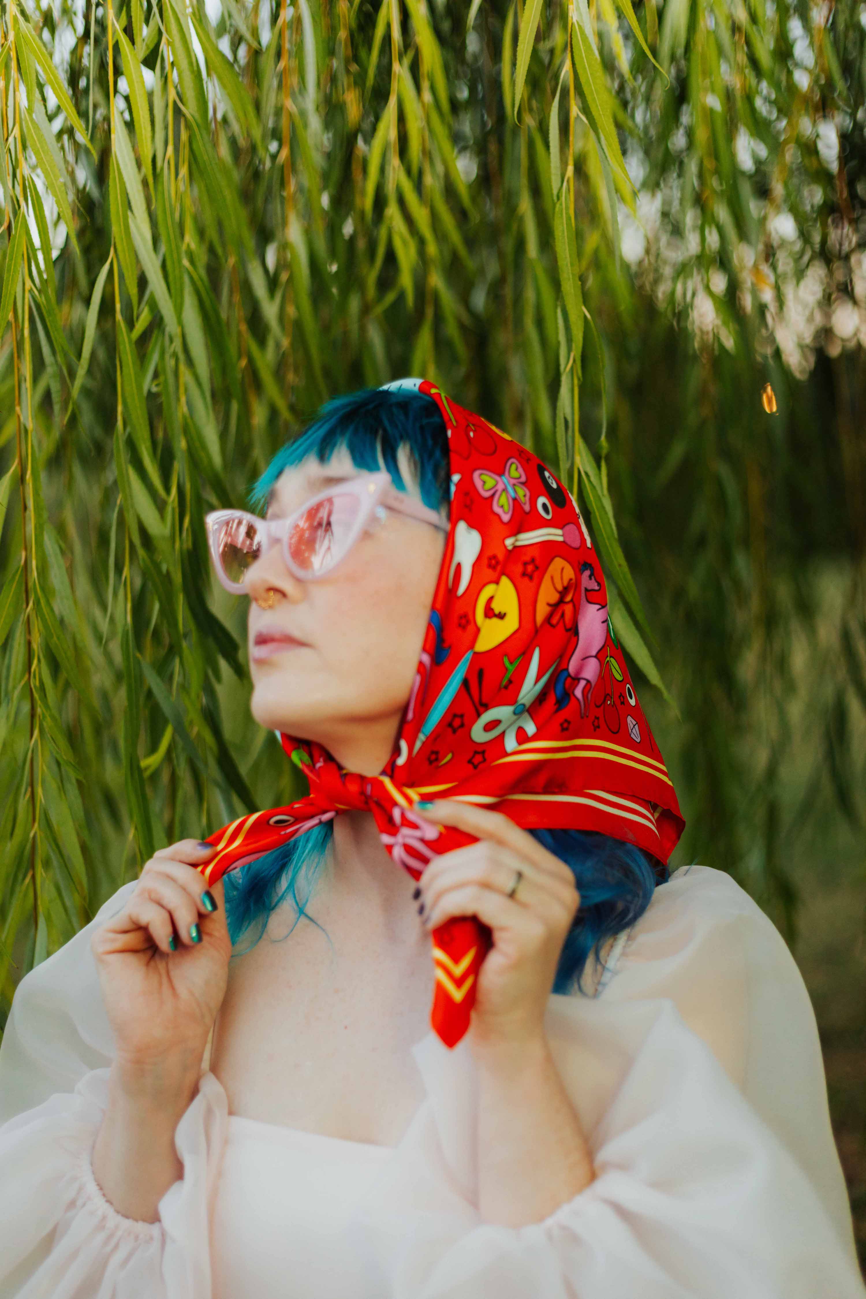 Trinket Treasures Silk Scarf - Image 3