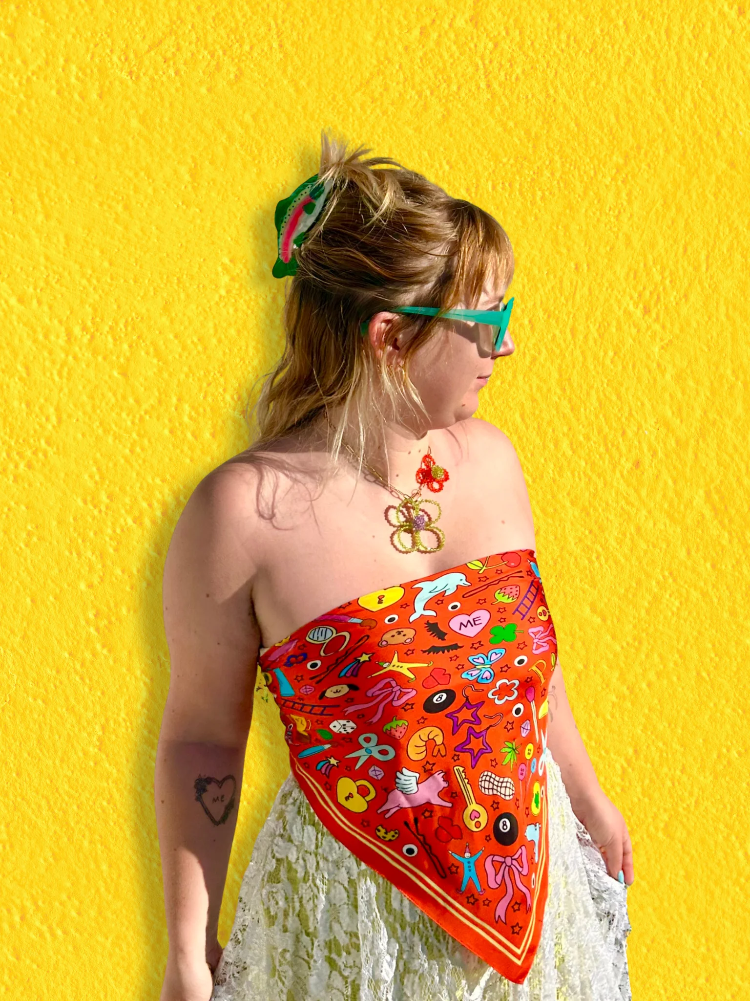 Trinket Treasures Silk Scarf - Image 4