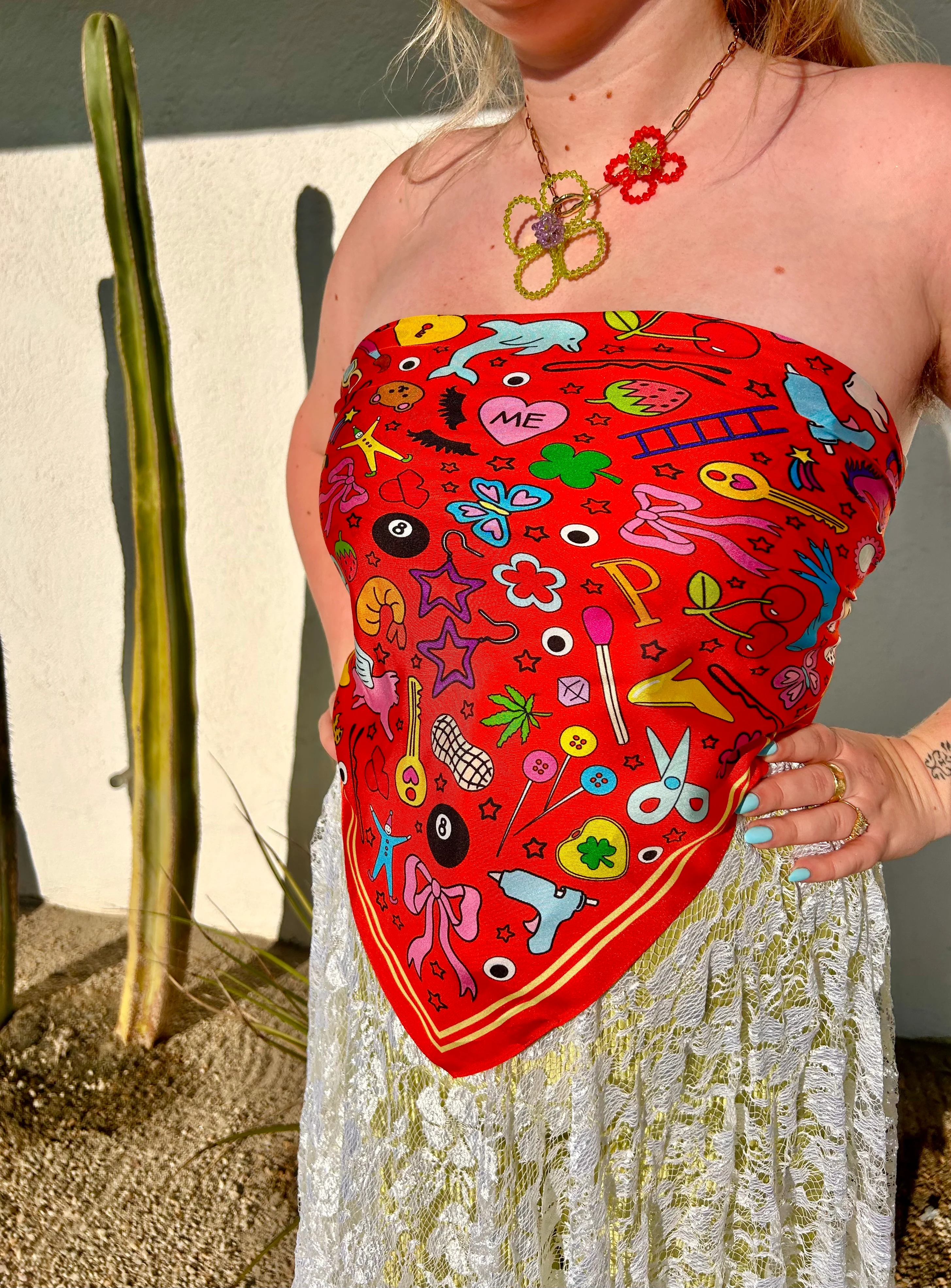 Trinket Treasures Silk Scarf - Image 5