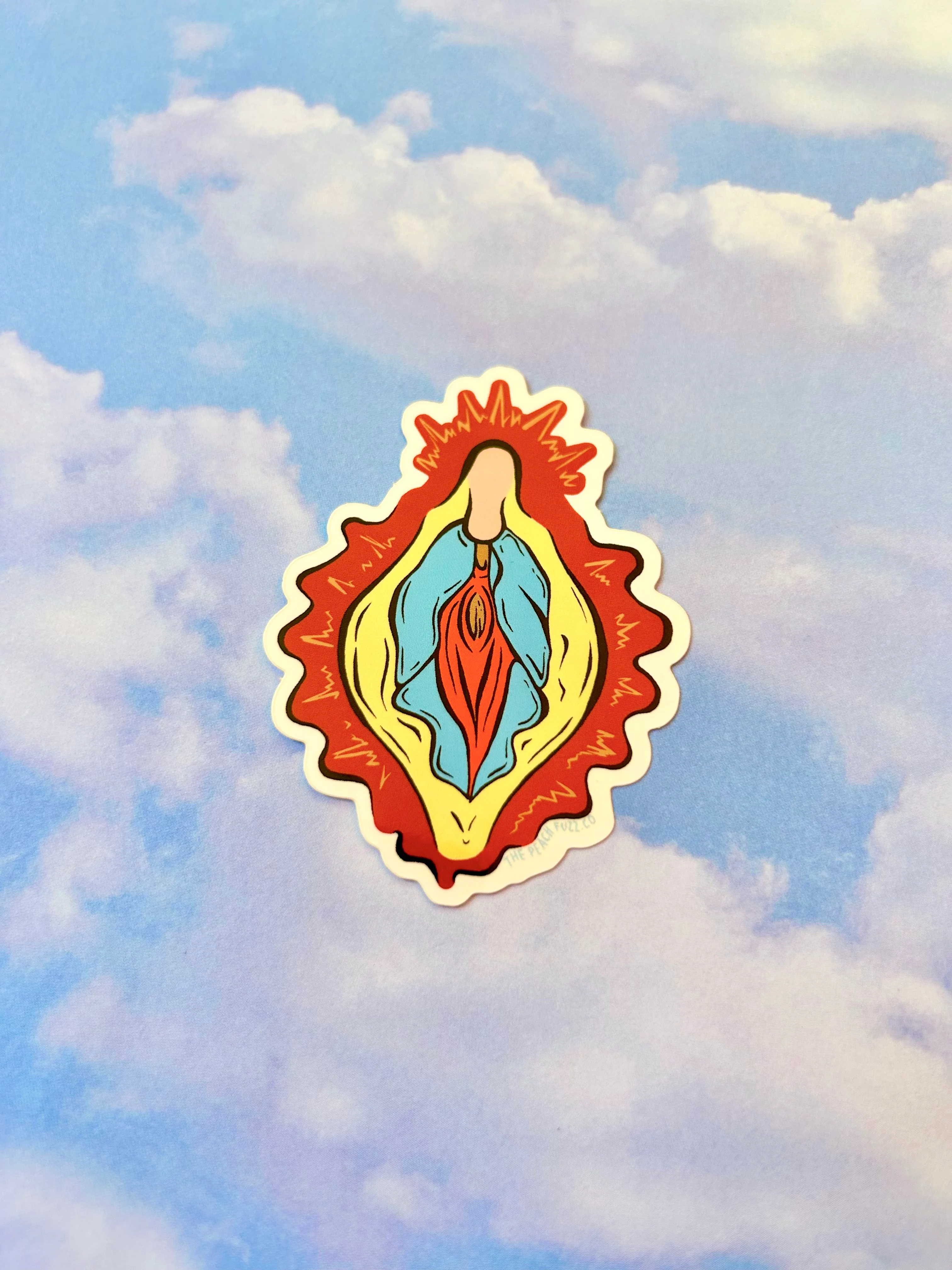 Holey Mary Sticker - Image 2