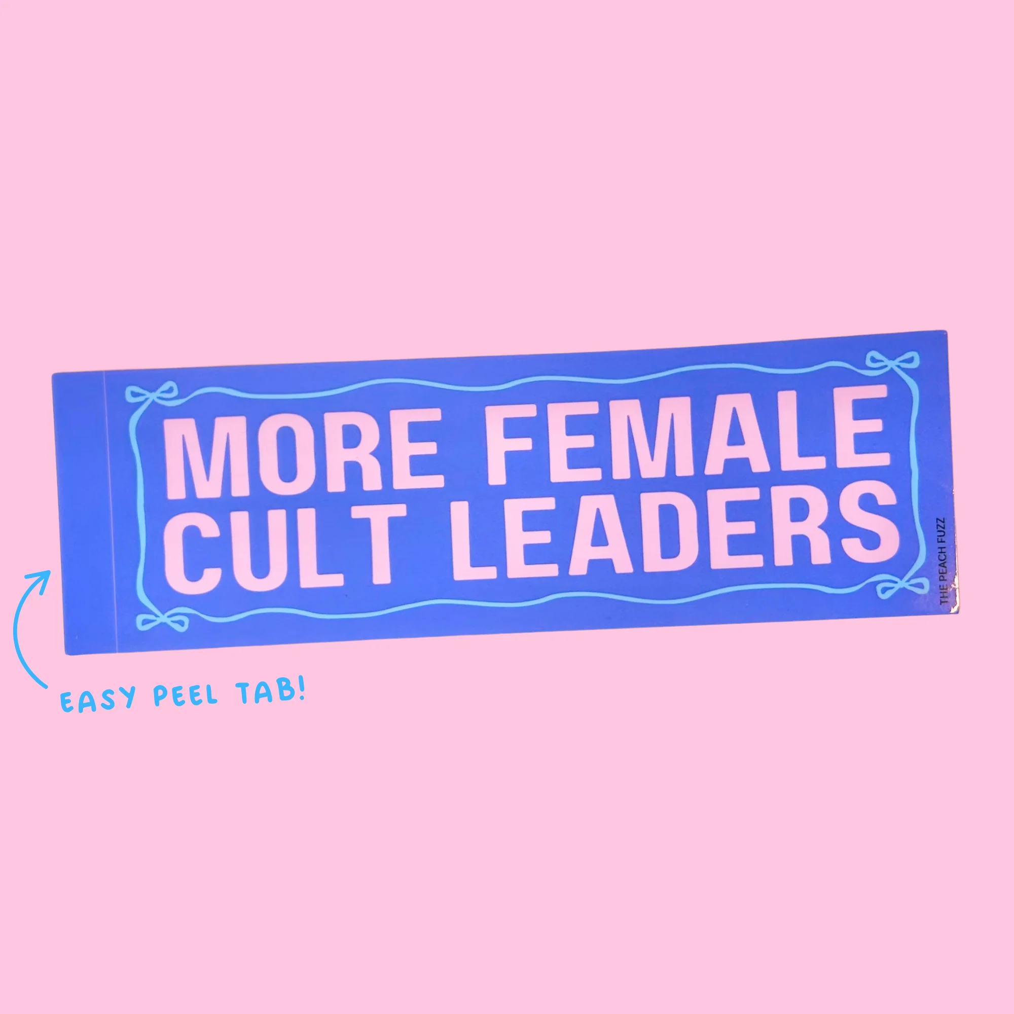 More Female Cult Leaders Bumper Sticker - Image 3