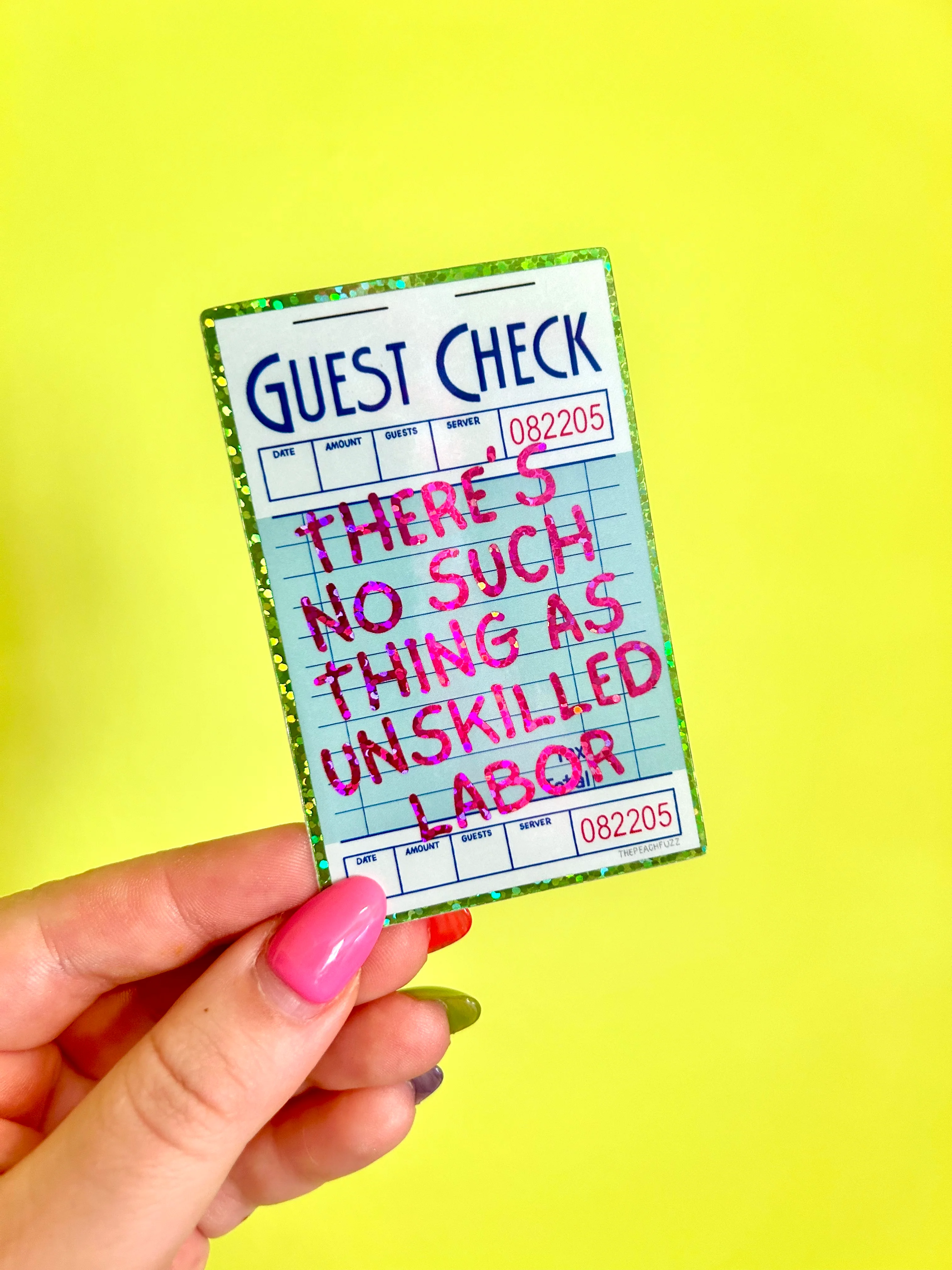 No Such Thing As Unskilled Labor Sticker - Image 6