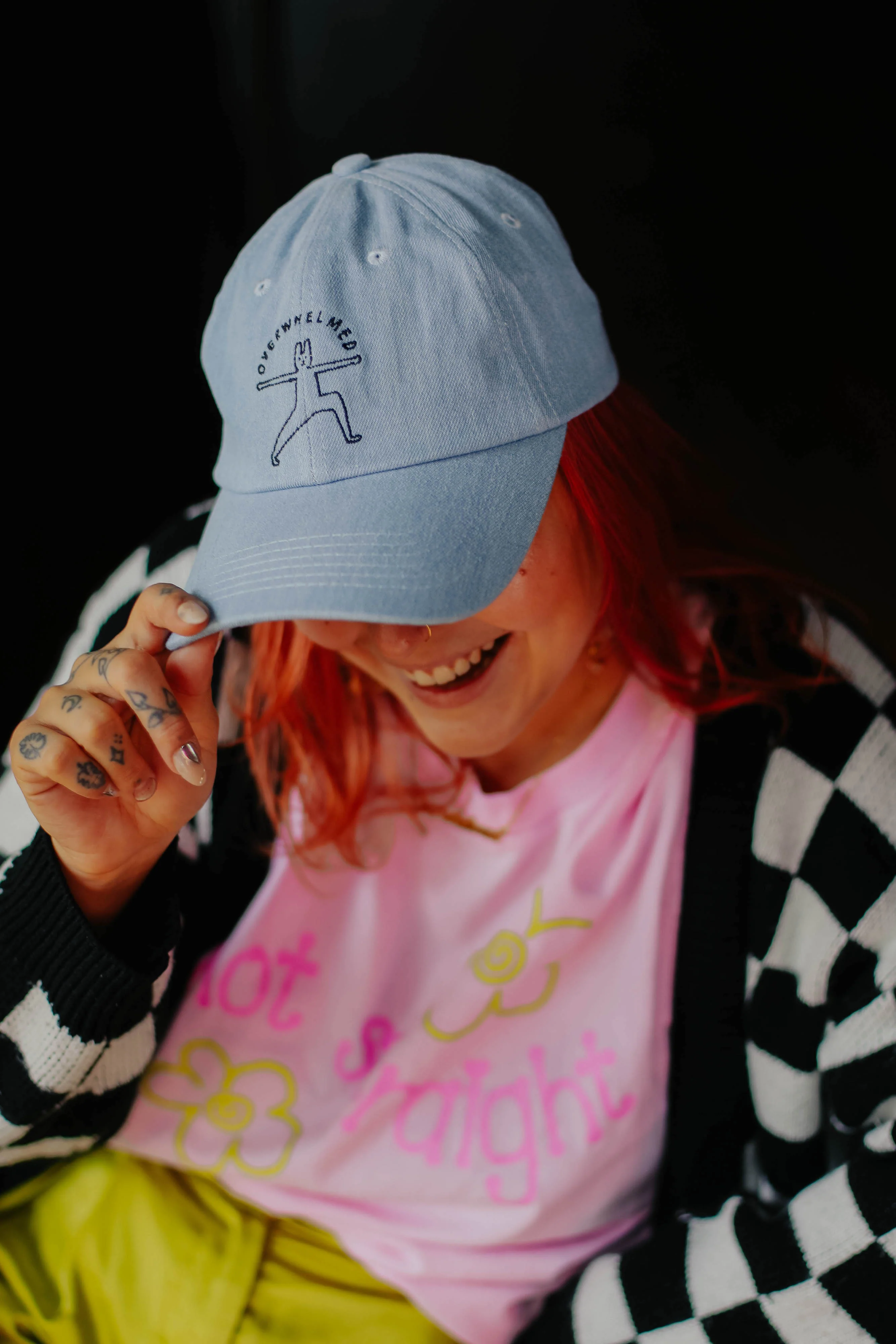 Overwhelmed Baseball Hat - Image 4