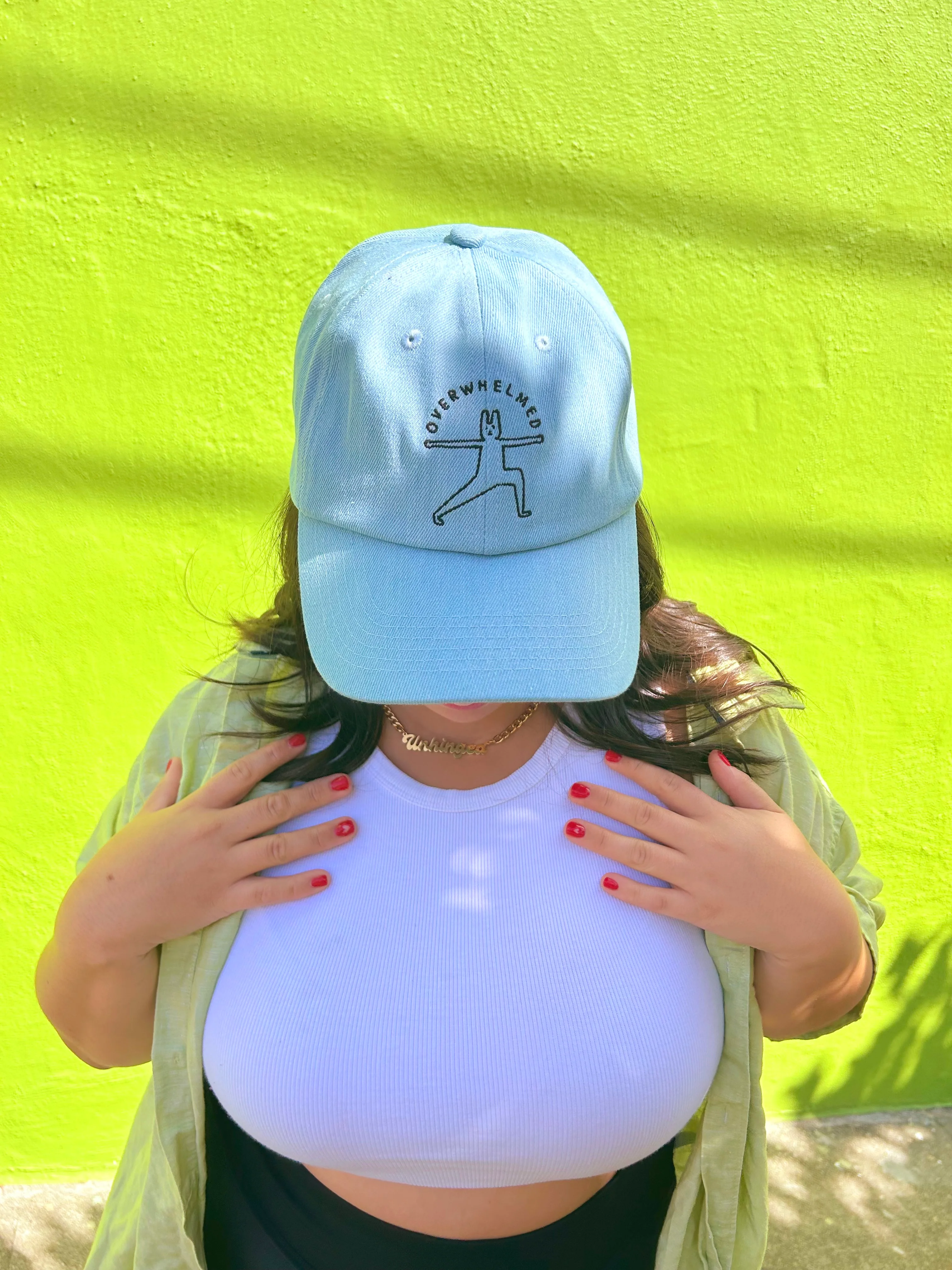 Overwhelmed Baseball Hat - Image 5