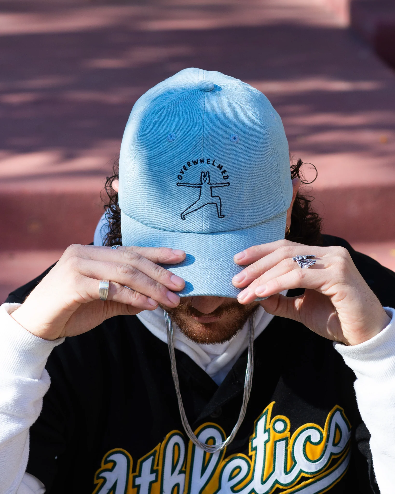 Overwhelmed Baseball Hat - Image 8