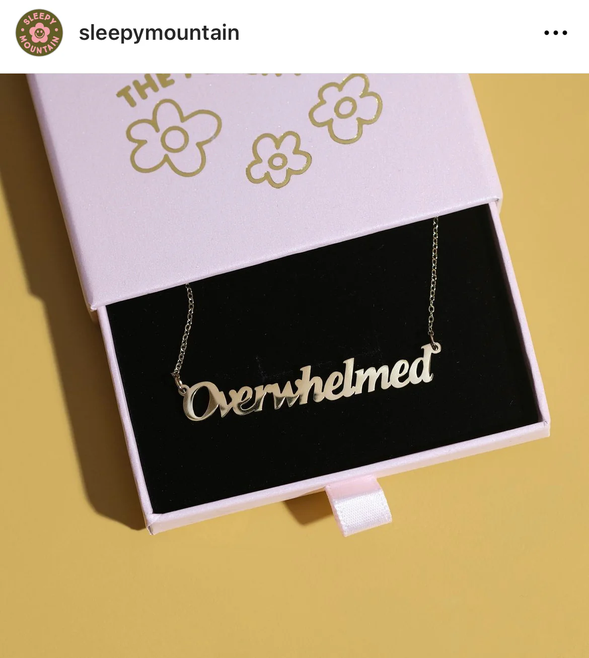 Overwhelmed Nameplate Necklace - Image 9