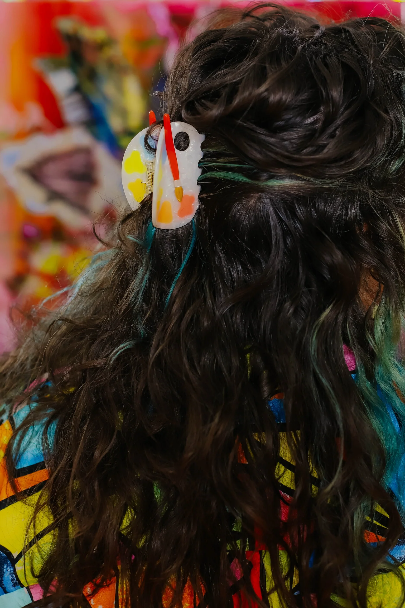 Paint Palette Hair Claw - Image 11