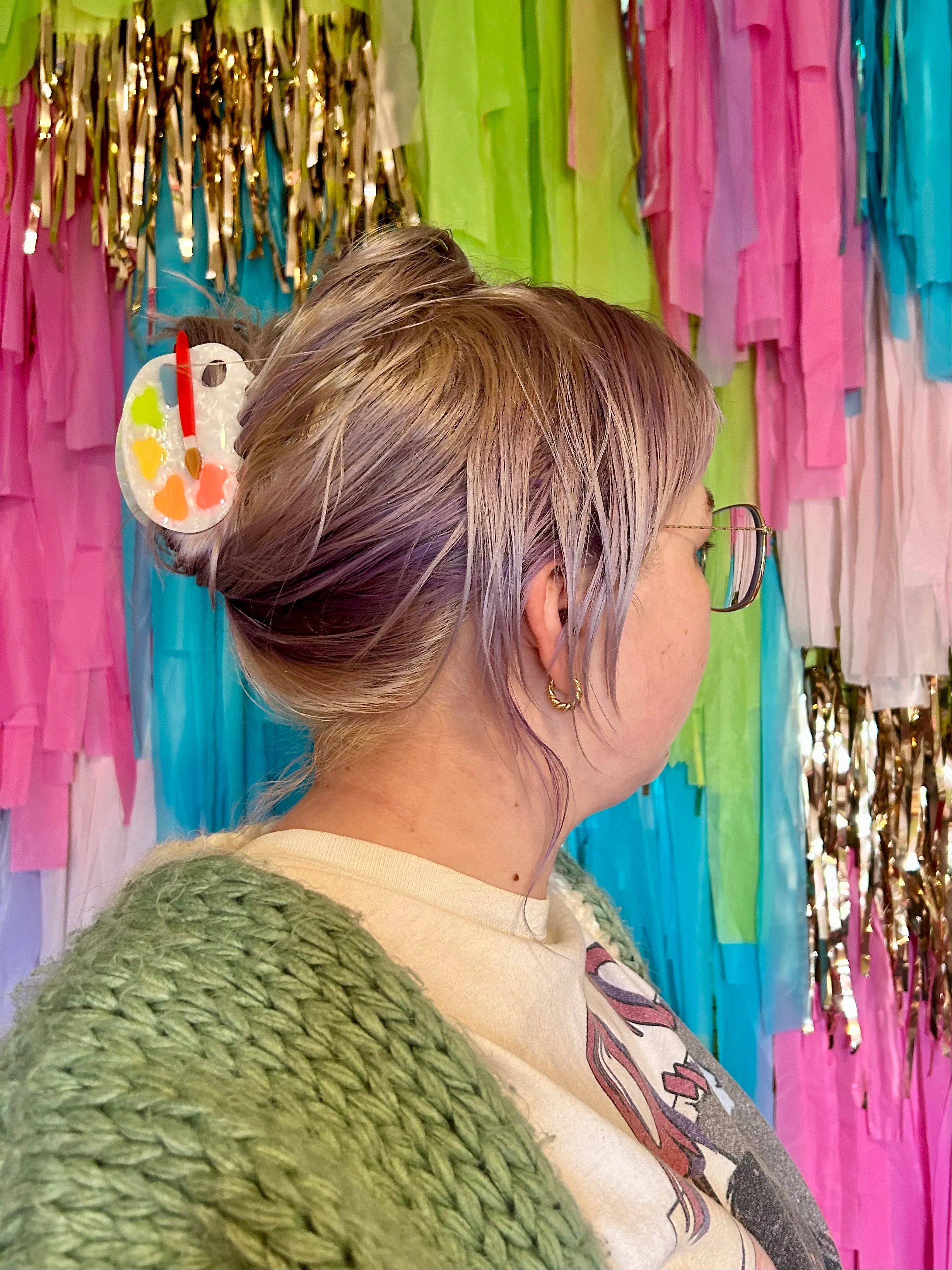Paint Palette Hair Claw - Image 4