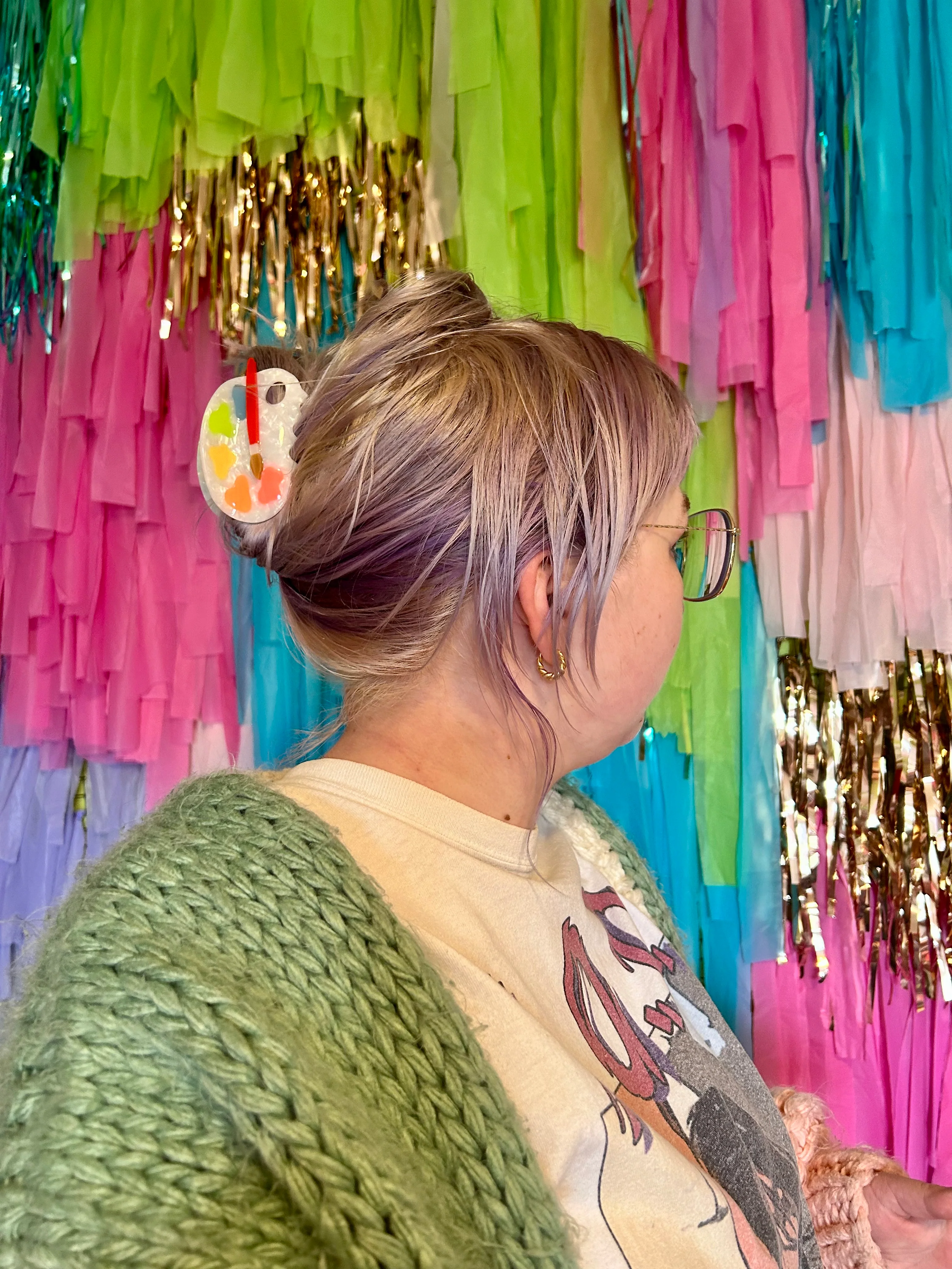Paint Palette Hair Claw - Image 5