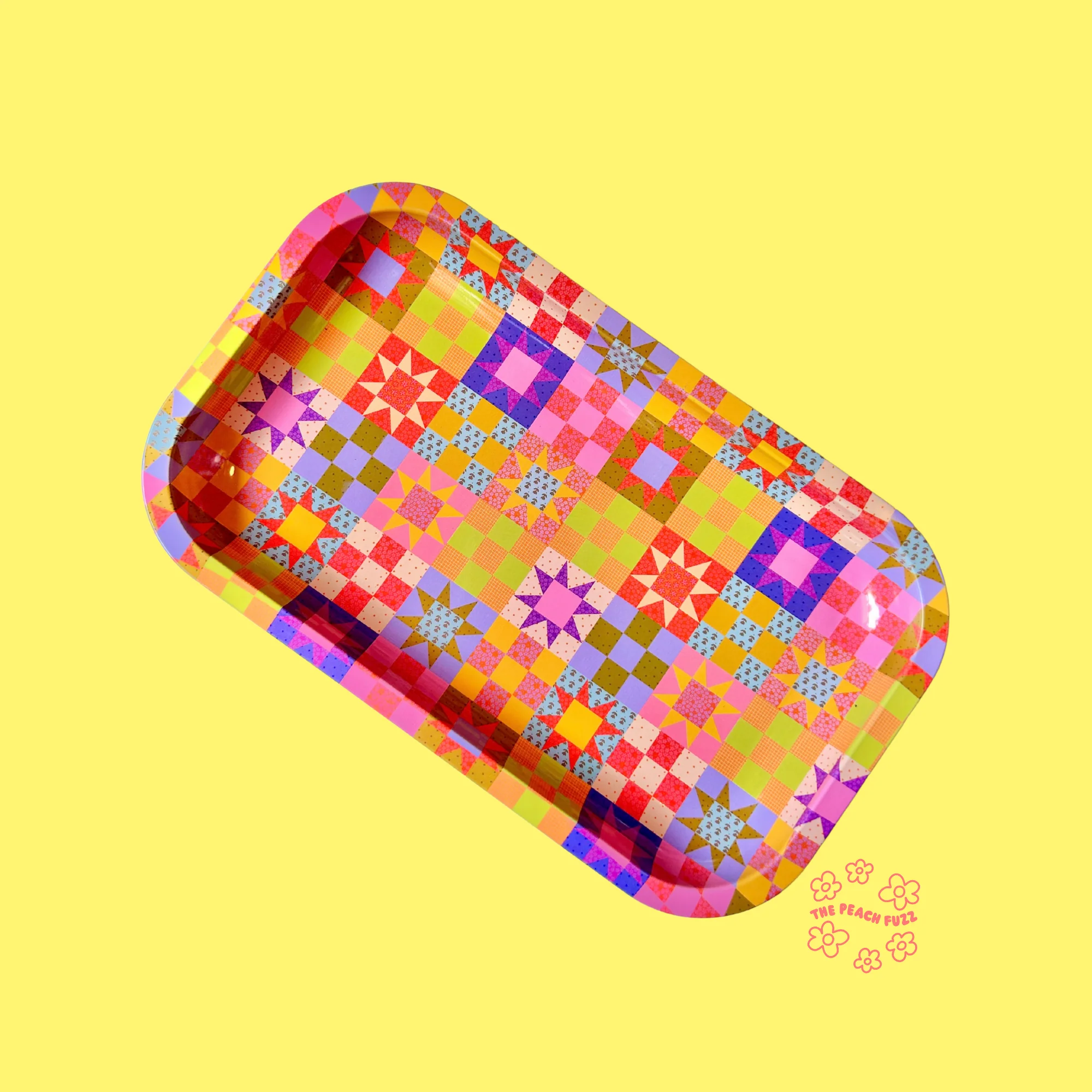 Patchwork Quilt Tray - Image 3