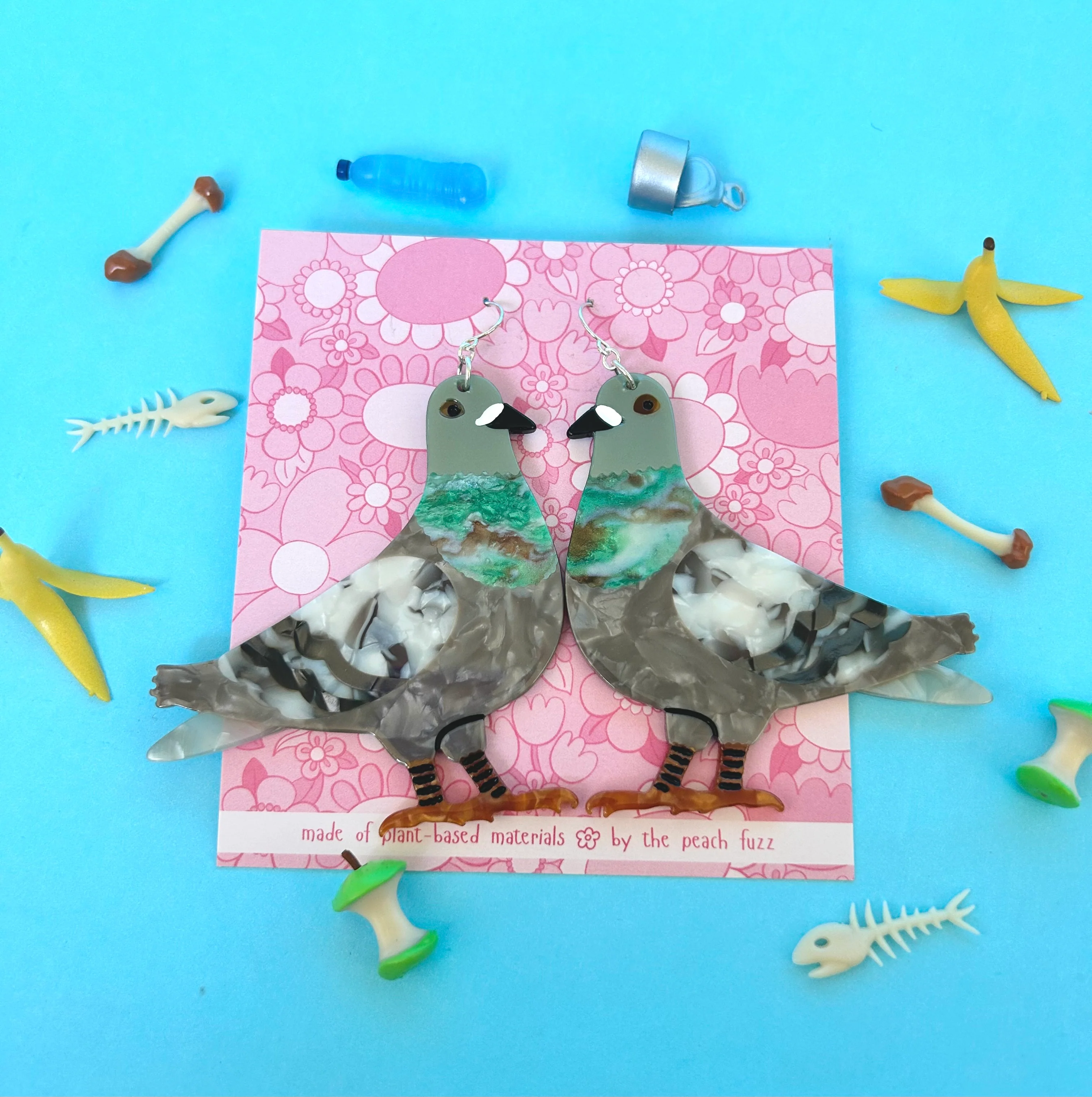 Pigeon Earrings - Image 3