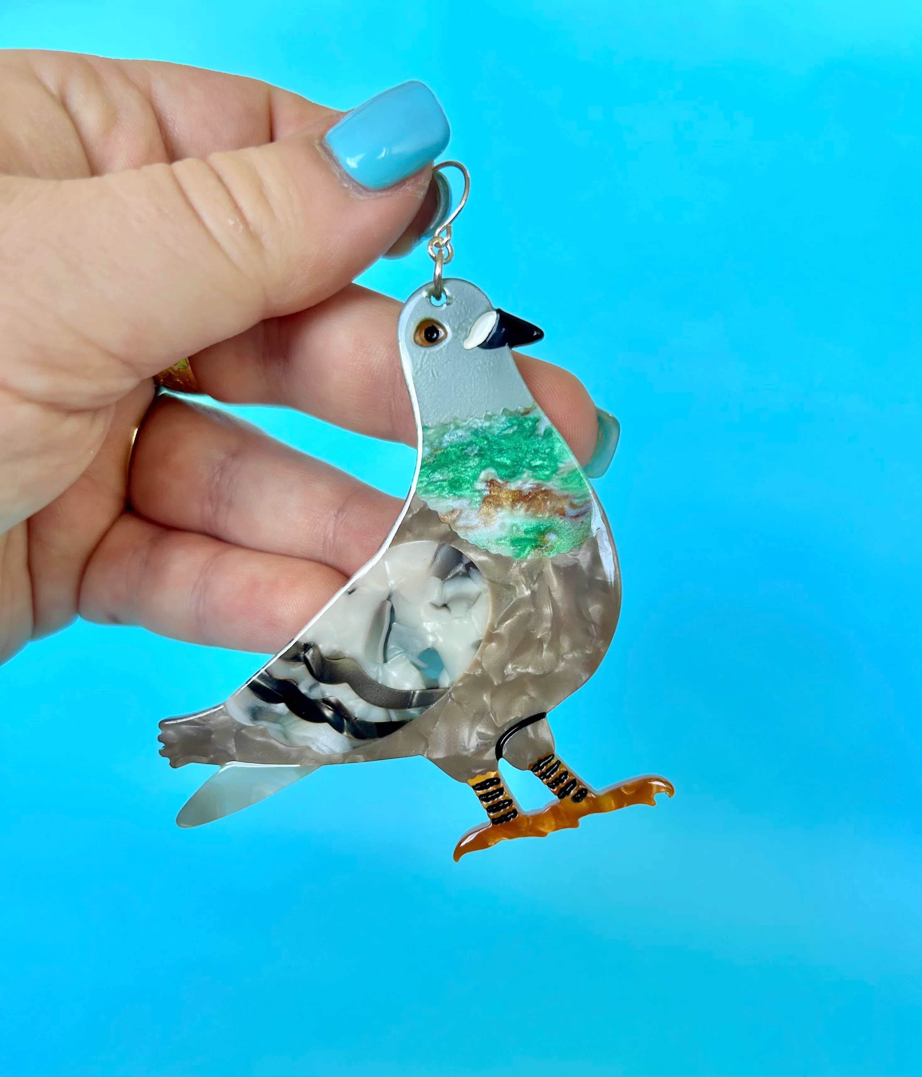 Pigeon Earrings - Image 5