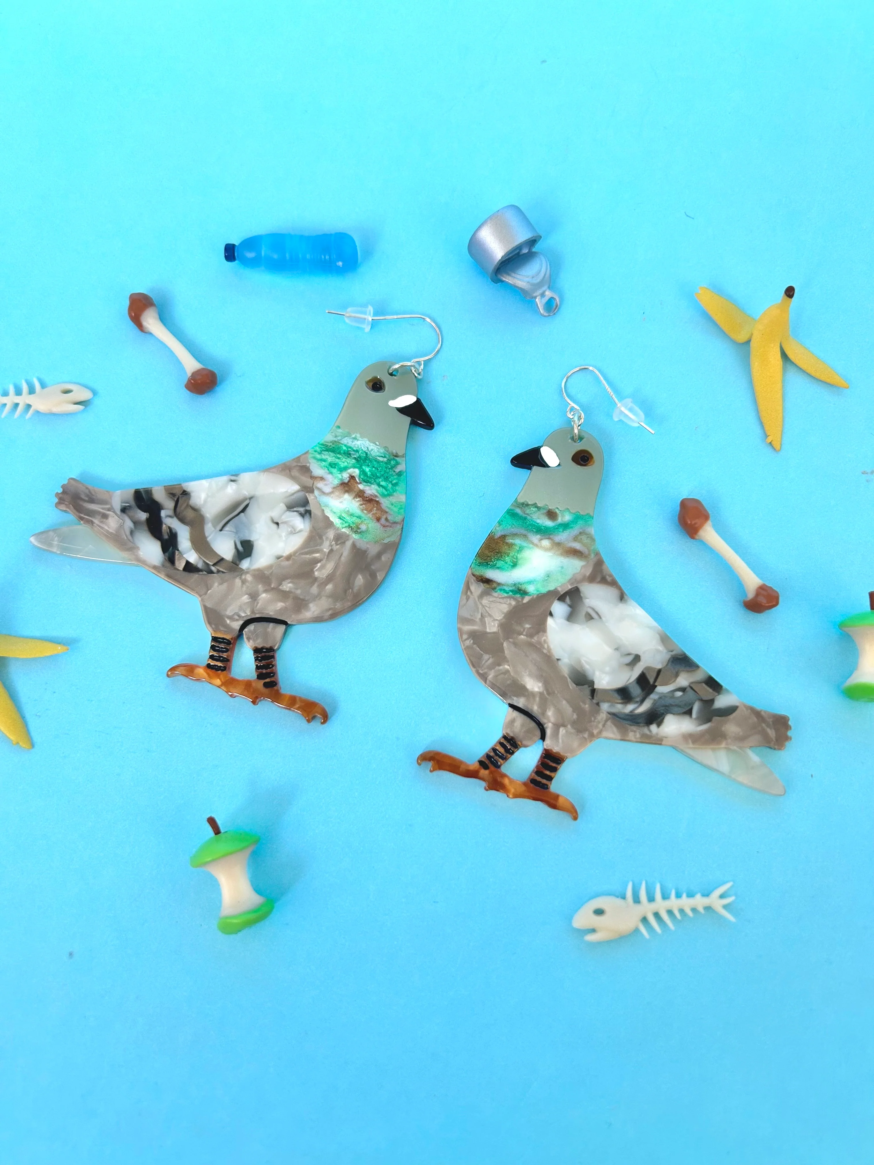 Pigeon Earrings - Image 6