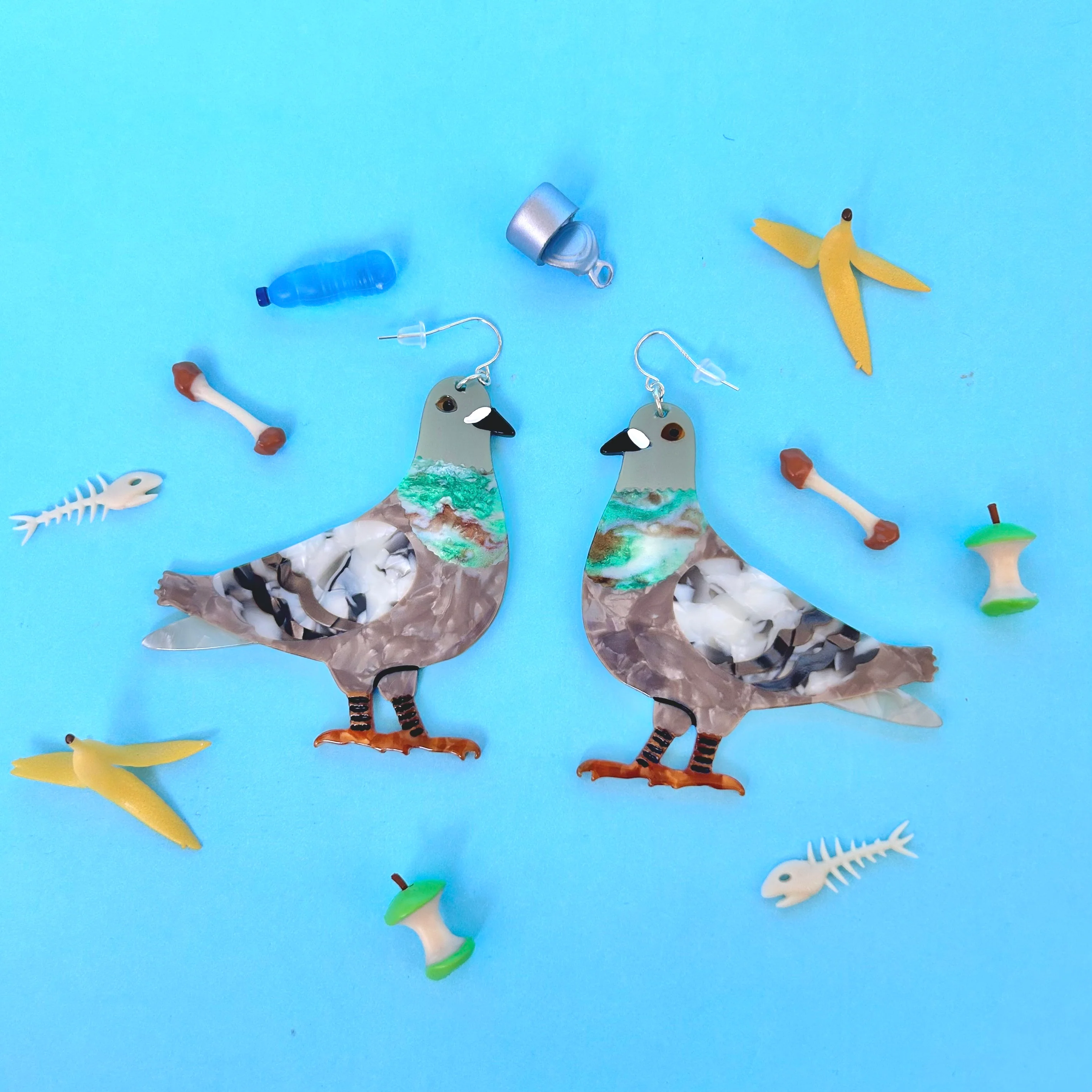 Pigeon Earrings - Image 7