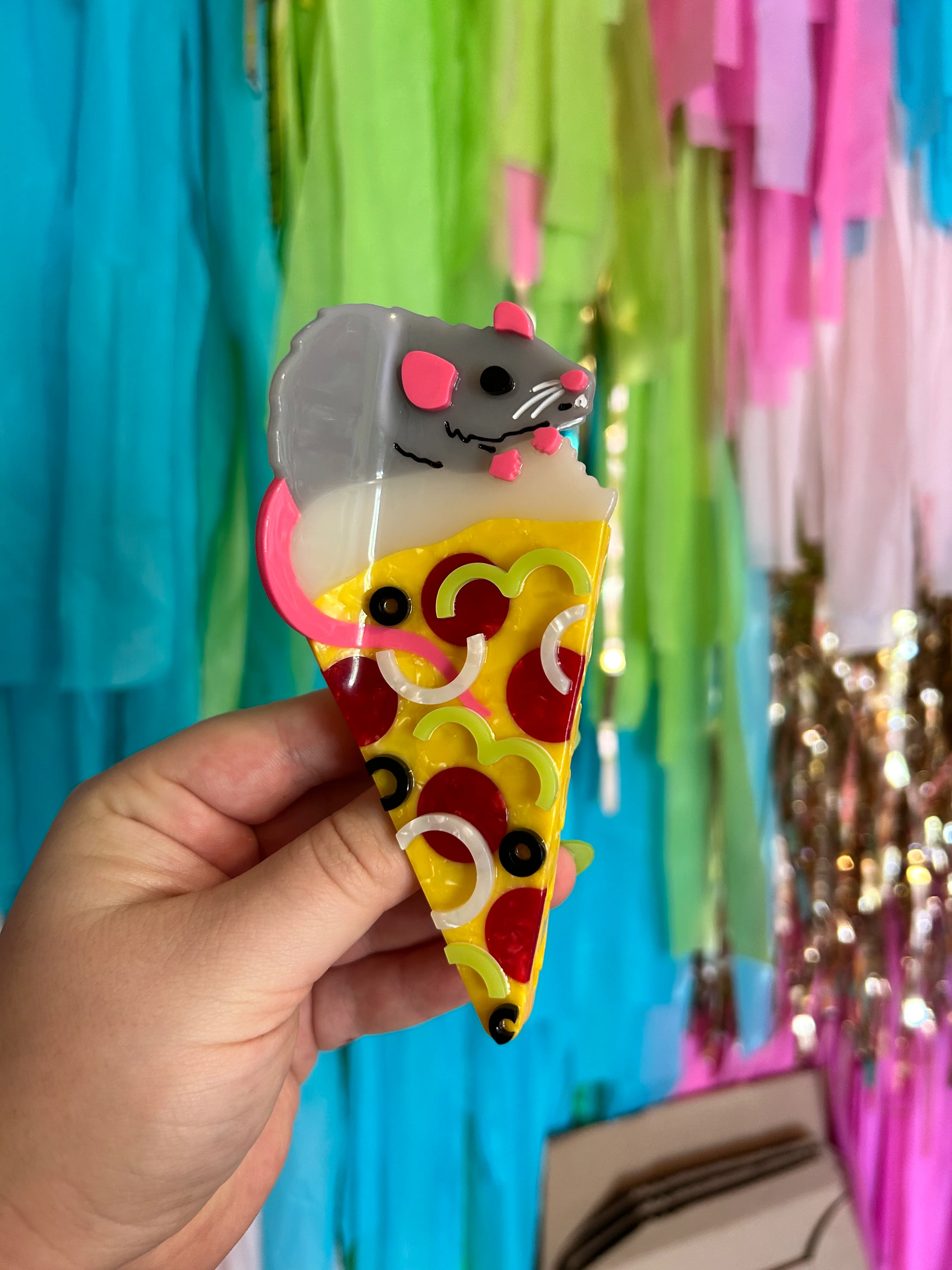 Pizza Rat Hair Claw - Image 2