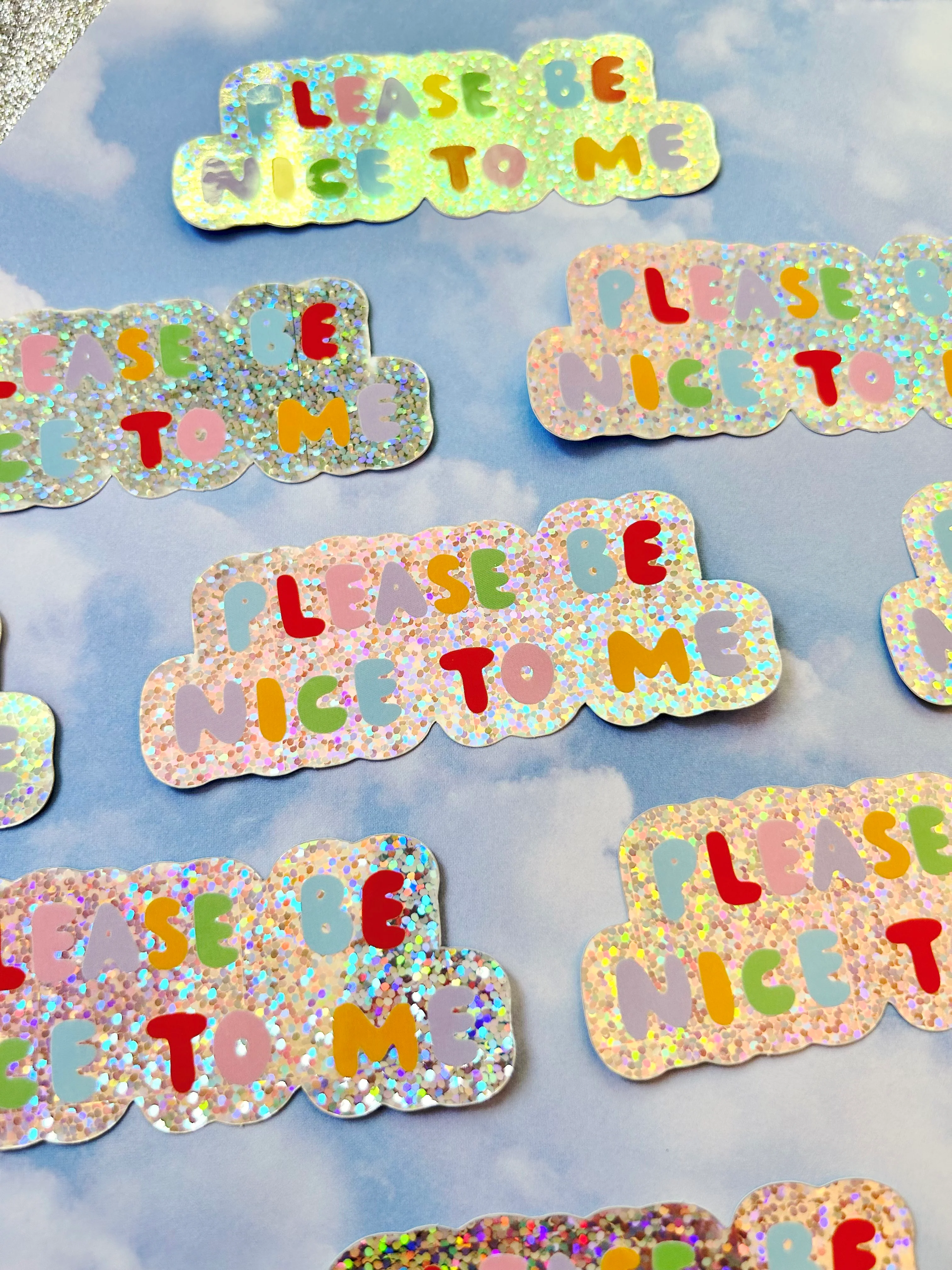 Please Be Nice To Me Sticker - Image 4