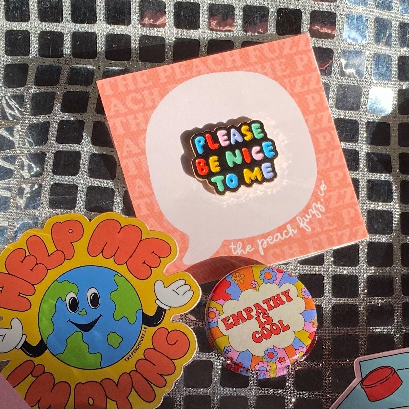Please Be Nice To Me Enamel Pin - Image 11