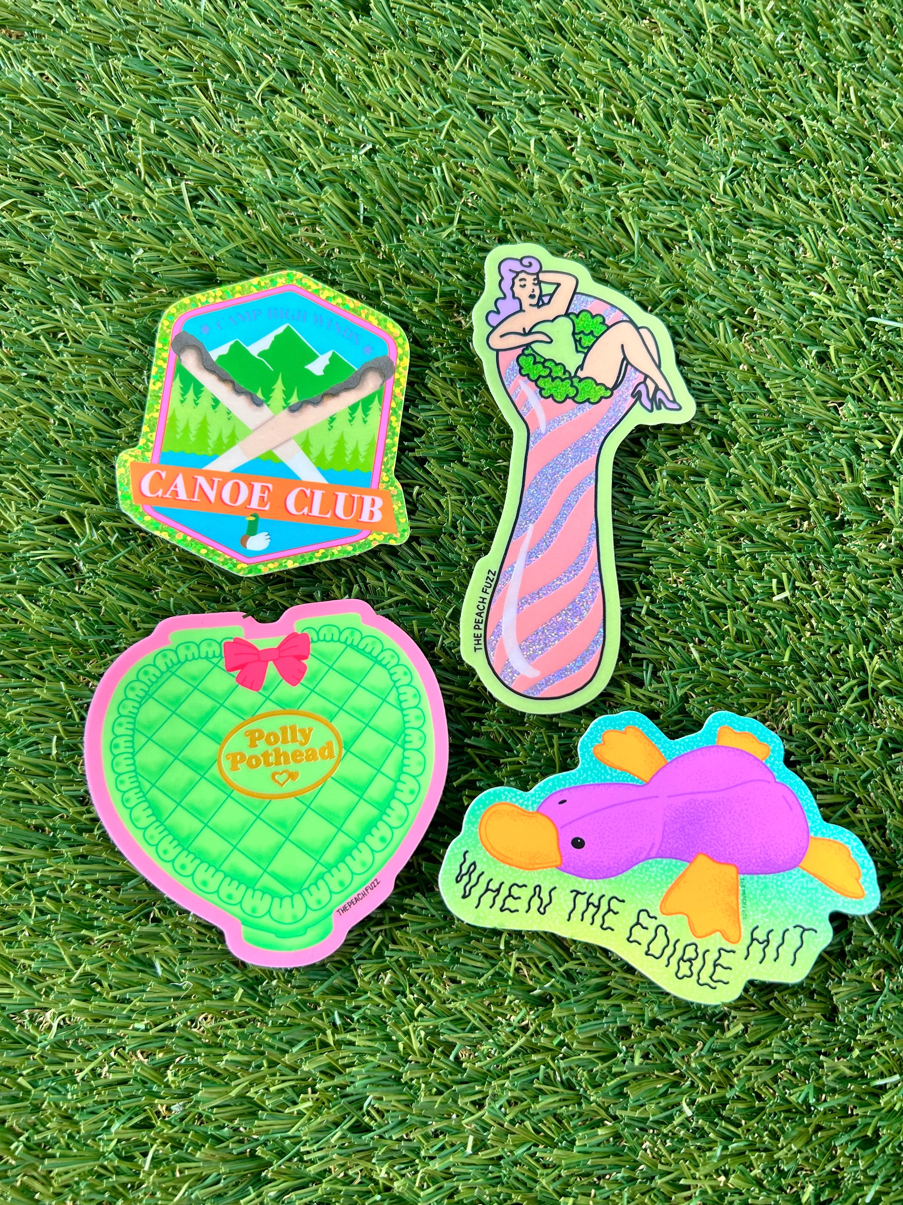 Polly Pothead Sticker - Image 3