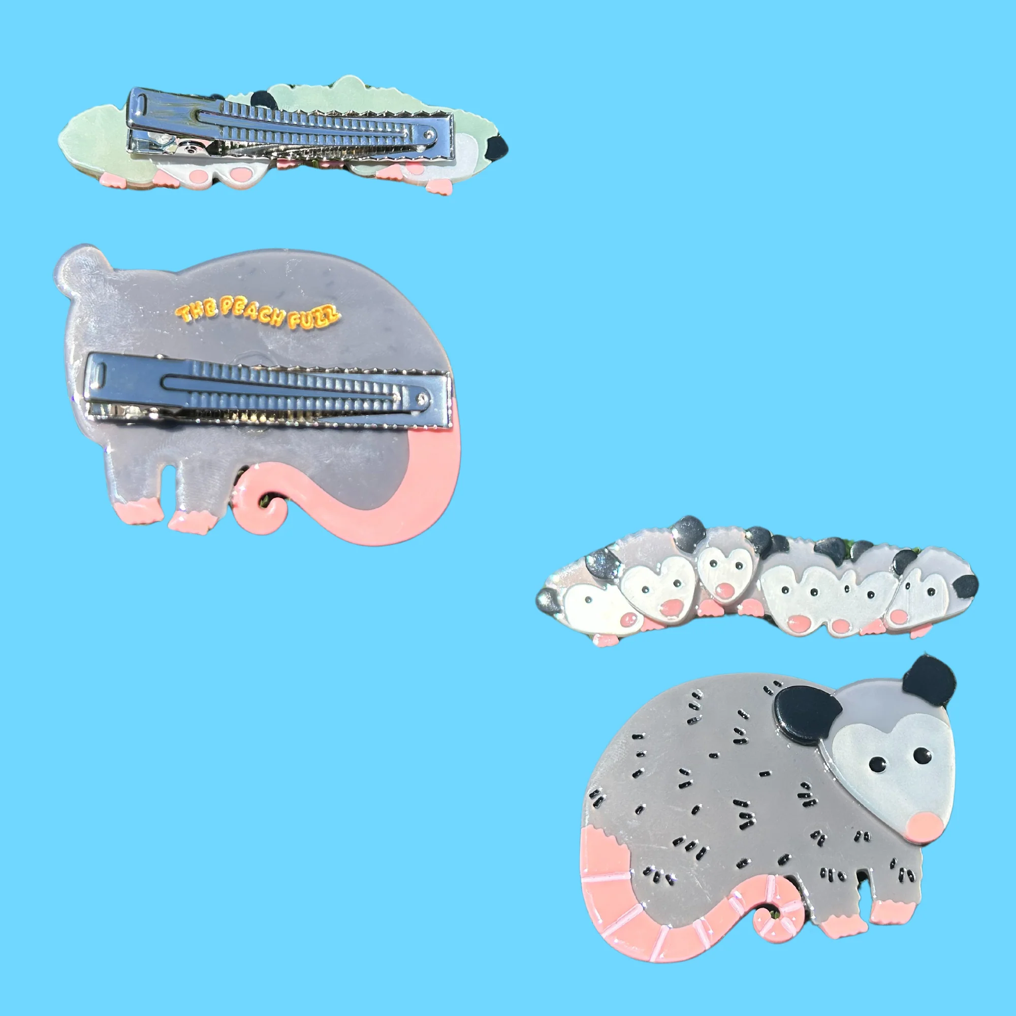 Possum Family Hair Clip Set - Image 6