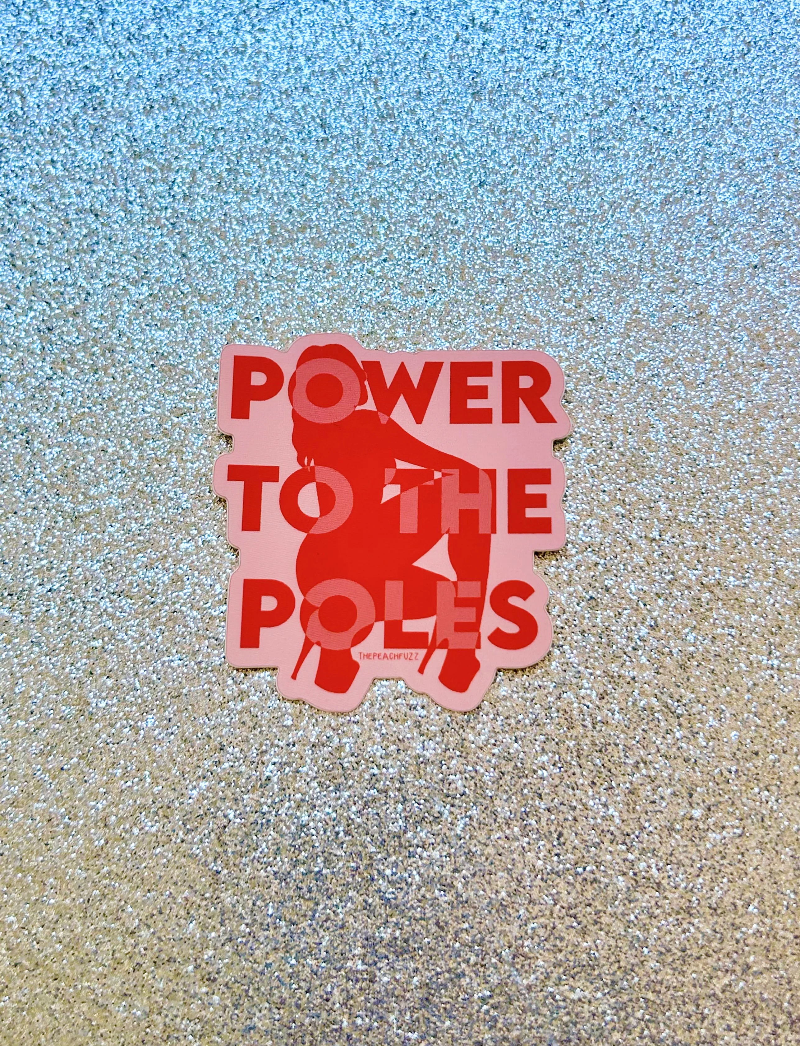 Power To The Poles Sticker - Image 5