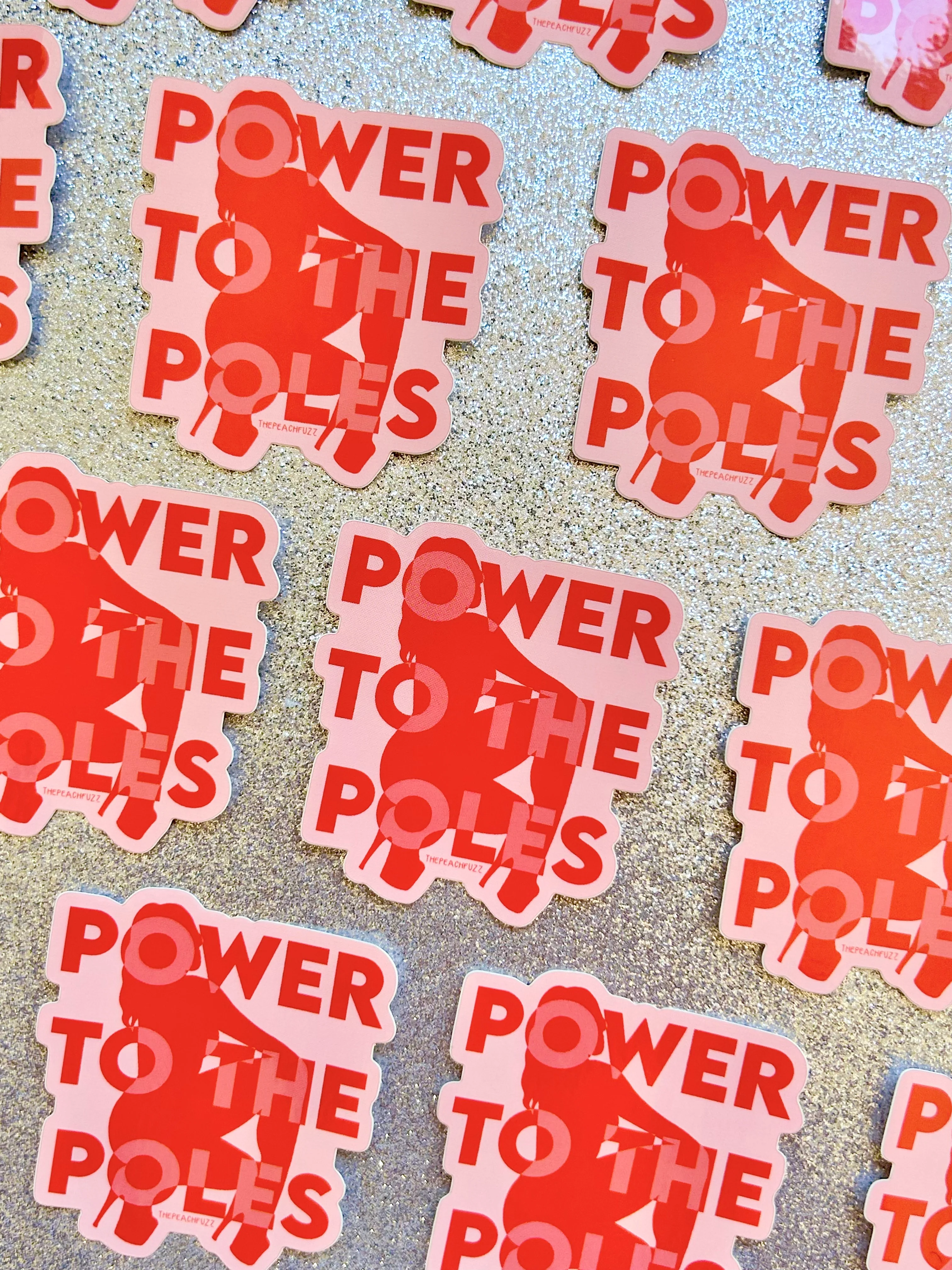 Power To The Poles Sticker - Image 7