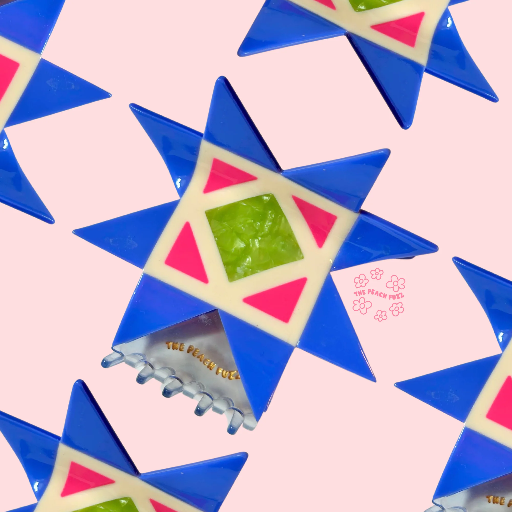 Quilt Hair Claw - Image 4
