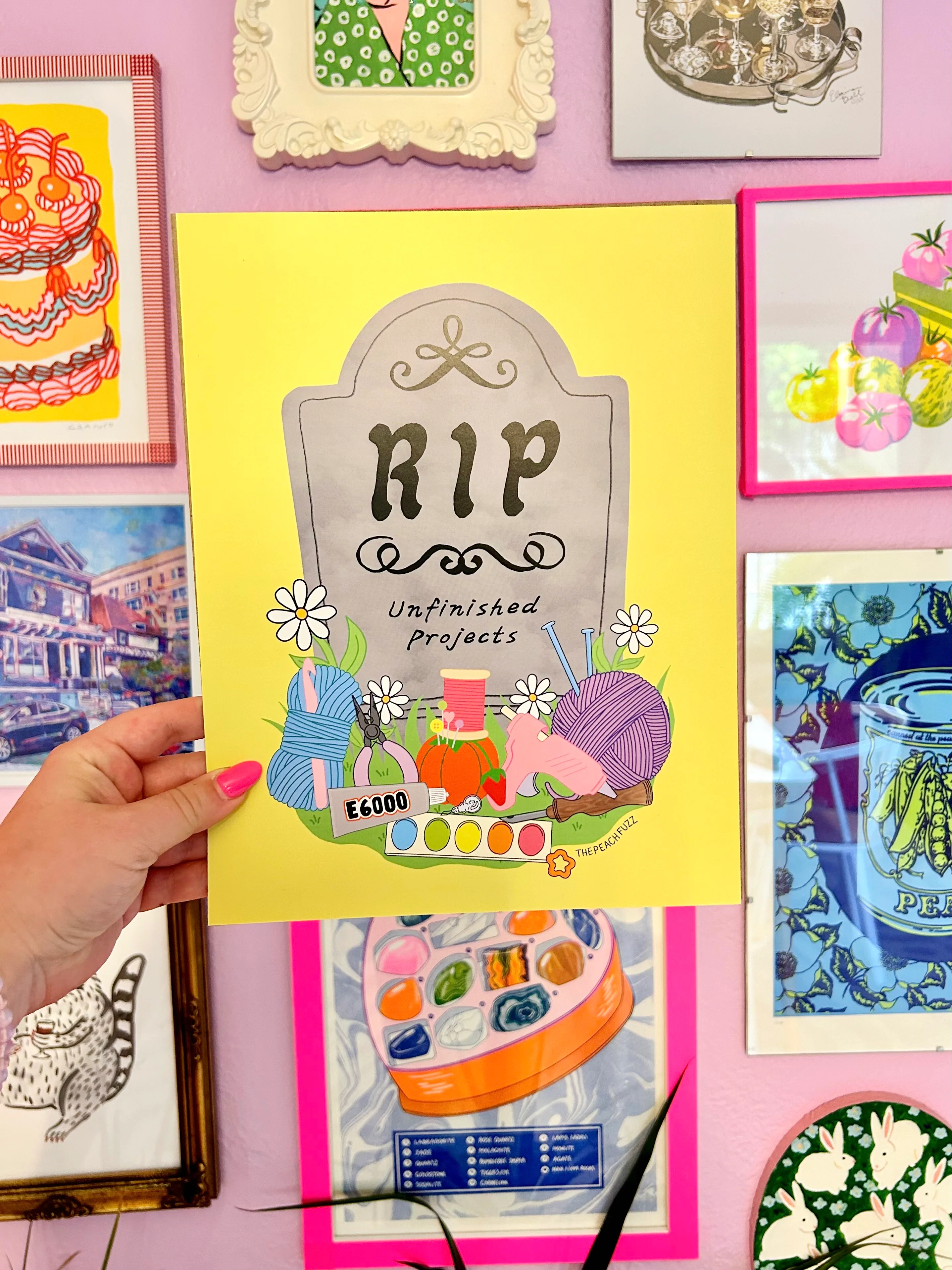 R.I.P. Unfinished Projects Print - Image 2