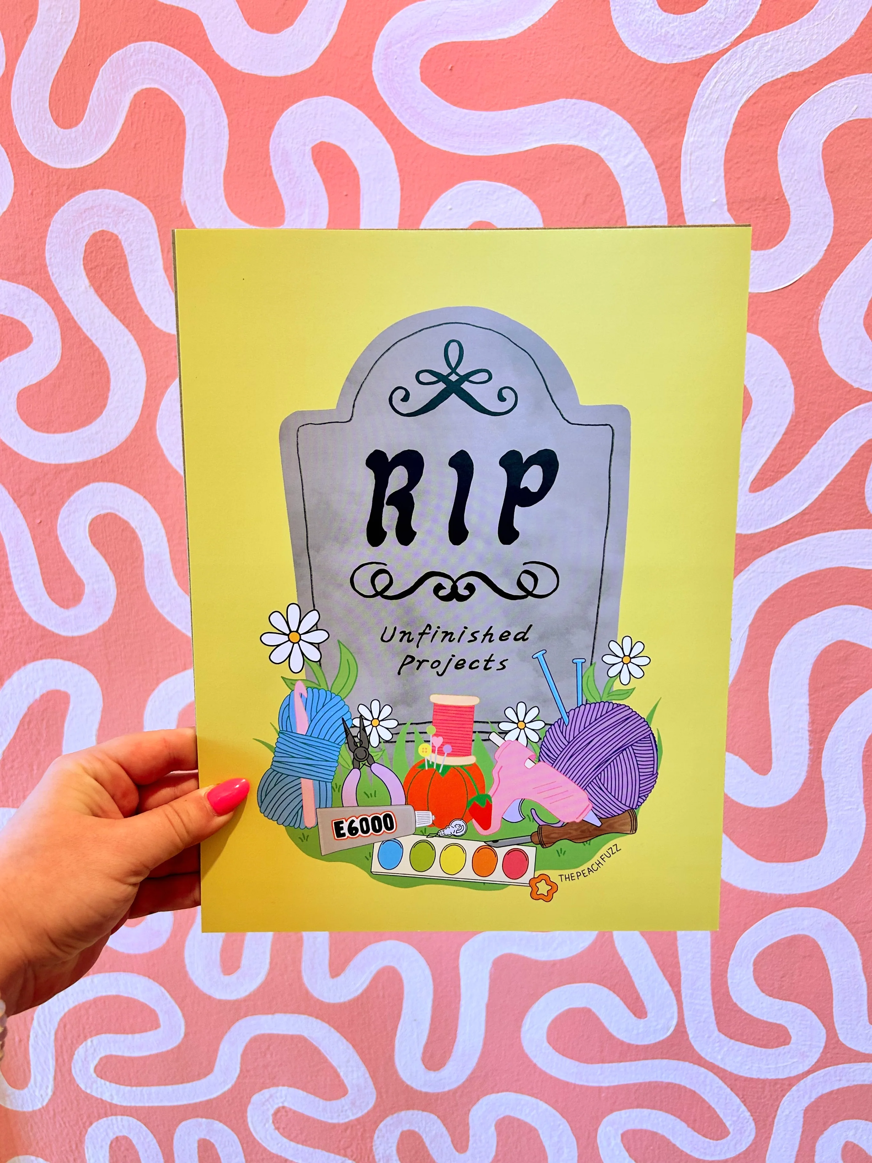 R.I.P. Unfinished Projects Print - Image 3