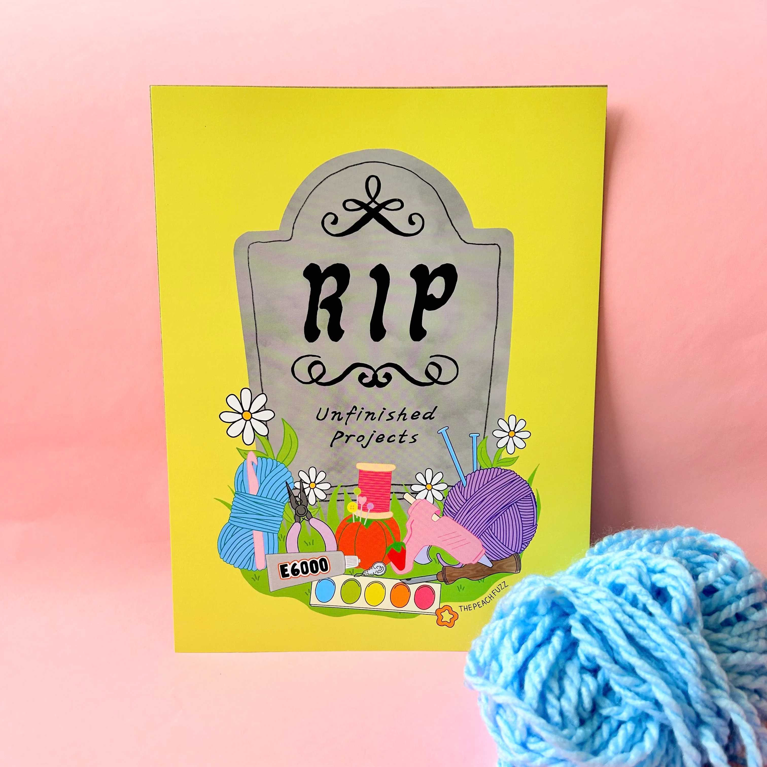 R.I.P. Unfinished Projects Print - Image 6