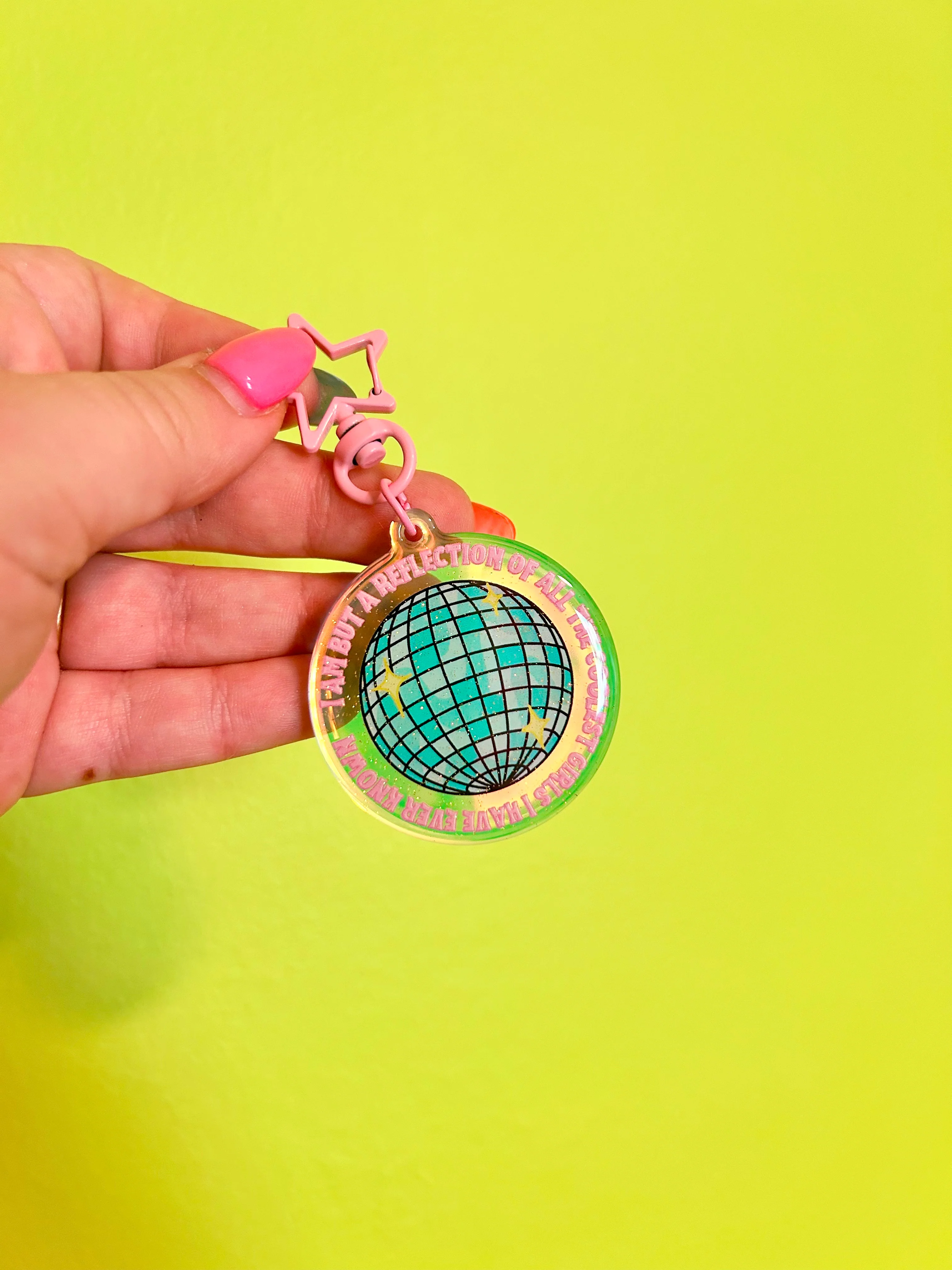 Reflection of the Coolest GIRLS I've Known Keychain - Image 3