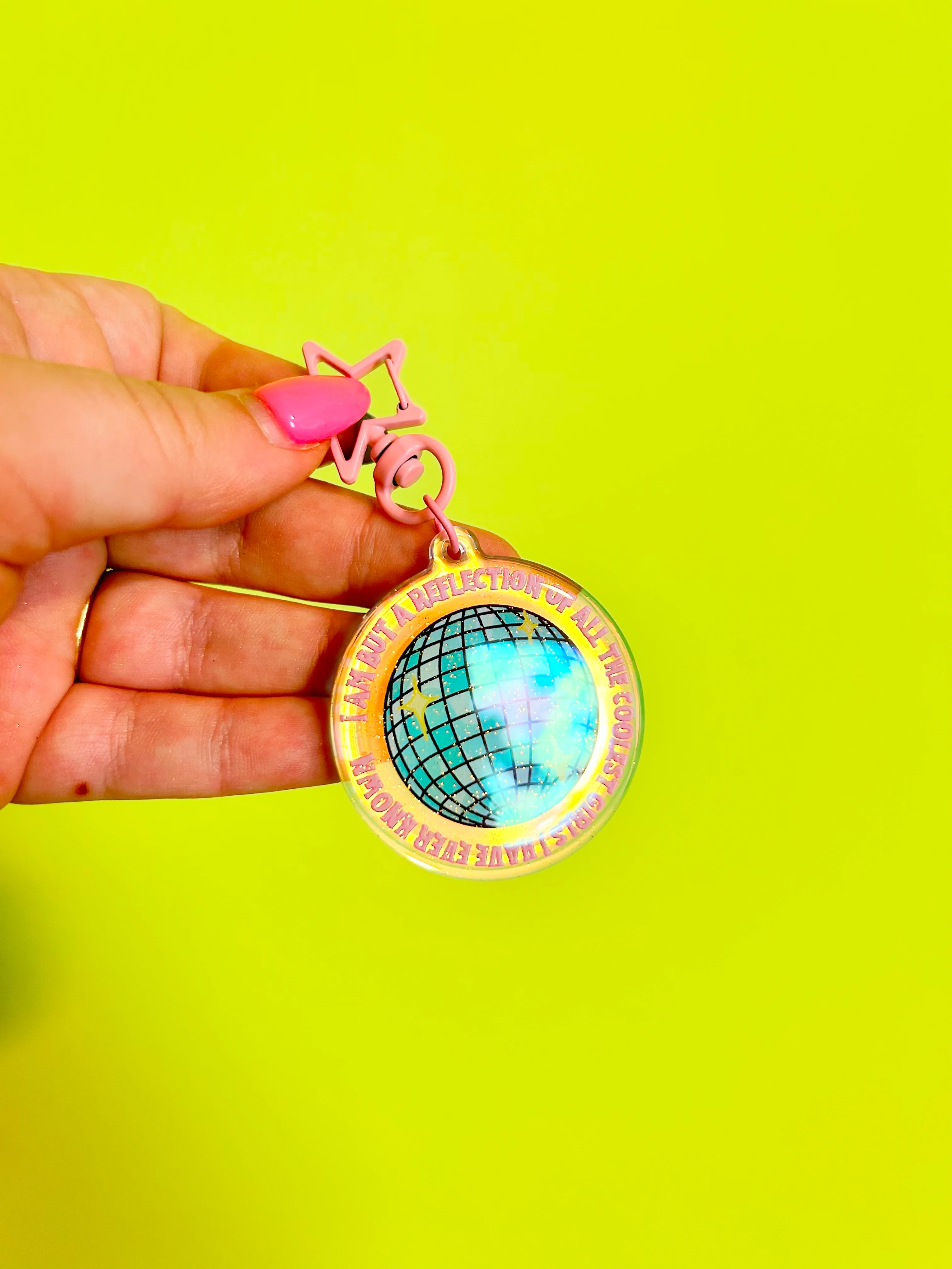 Reflection of the Coolest GIRLS I've Known Keychain - Image 5