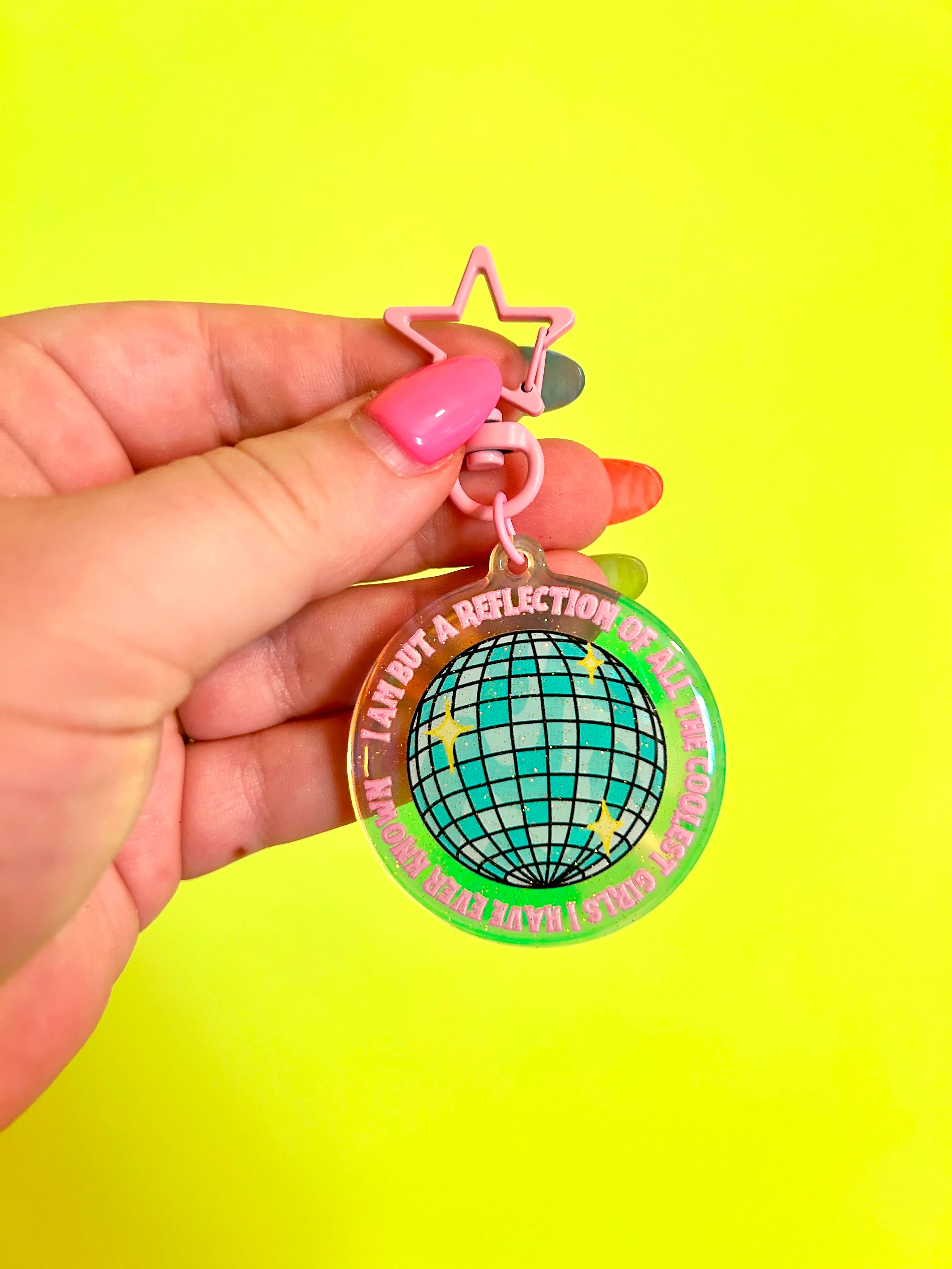 Reflection of the Coolest GIRLS I've Known Keychain - Image 8